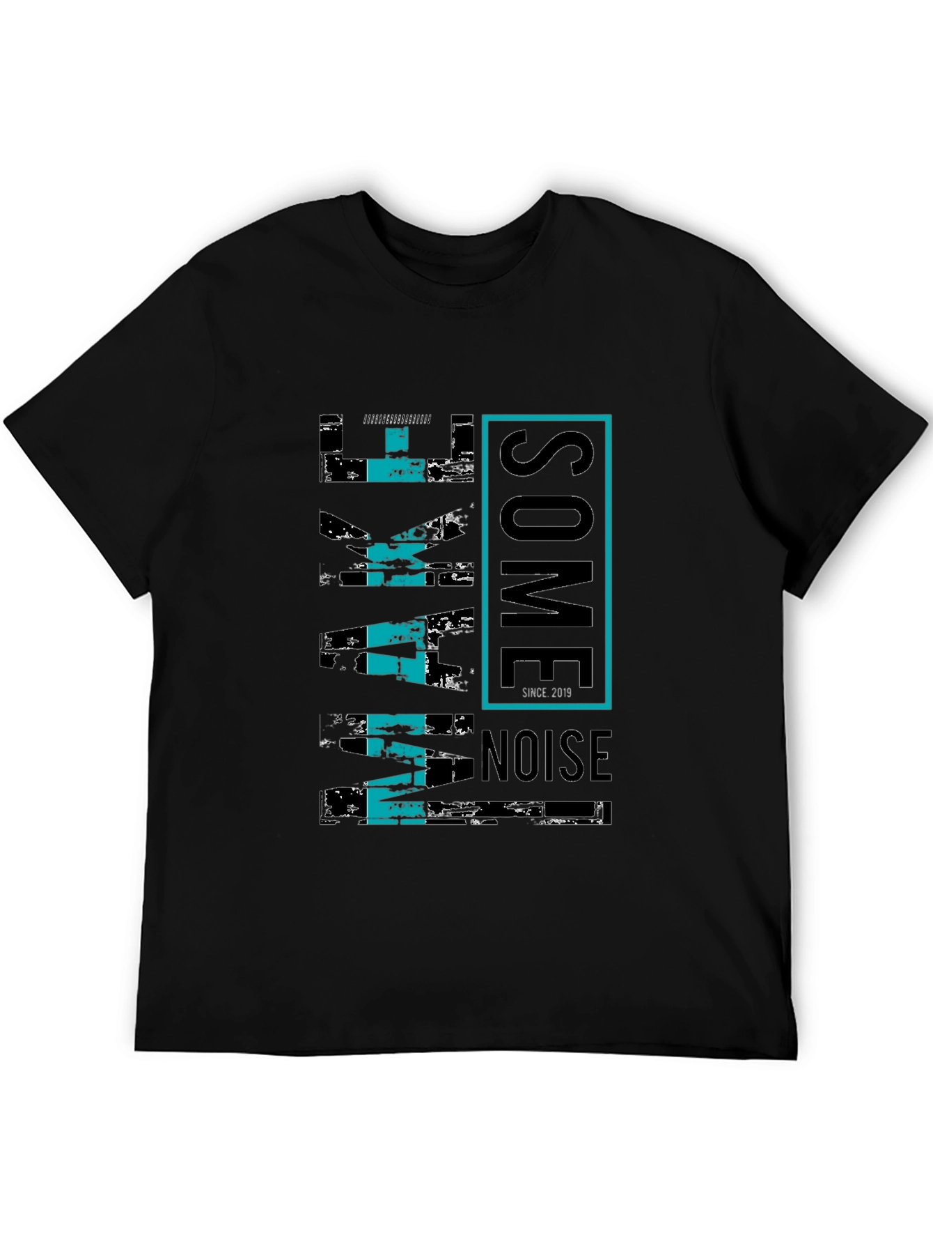 Wake Some Noise Black Graphic Tee