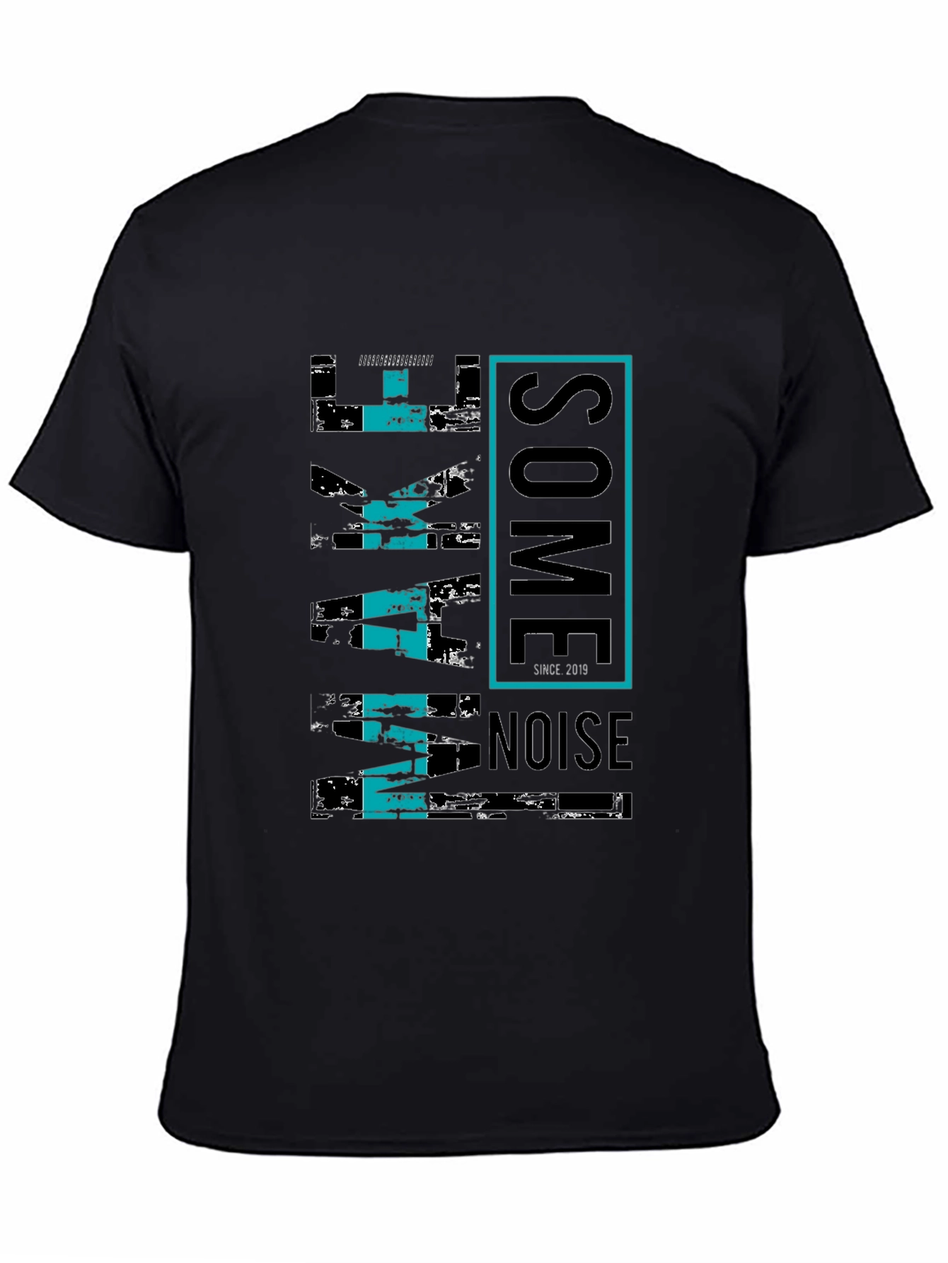 Wake Some Noise Black Graphic Tee