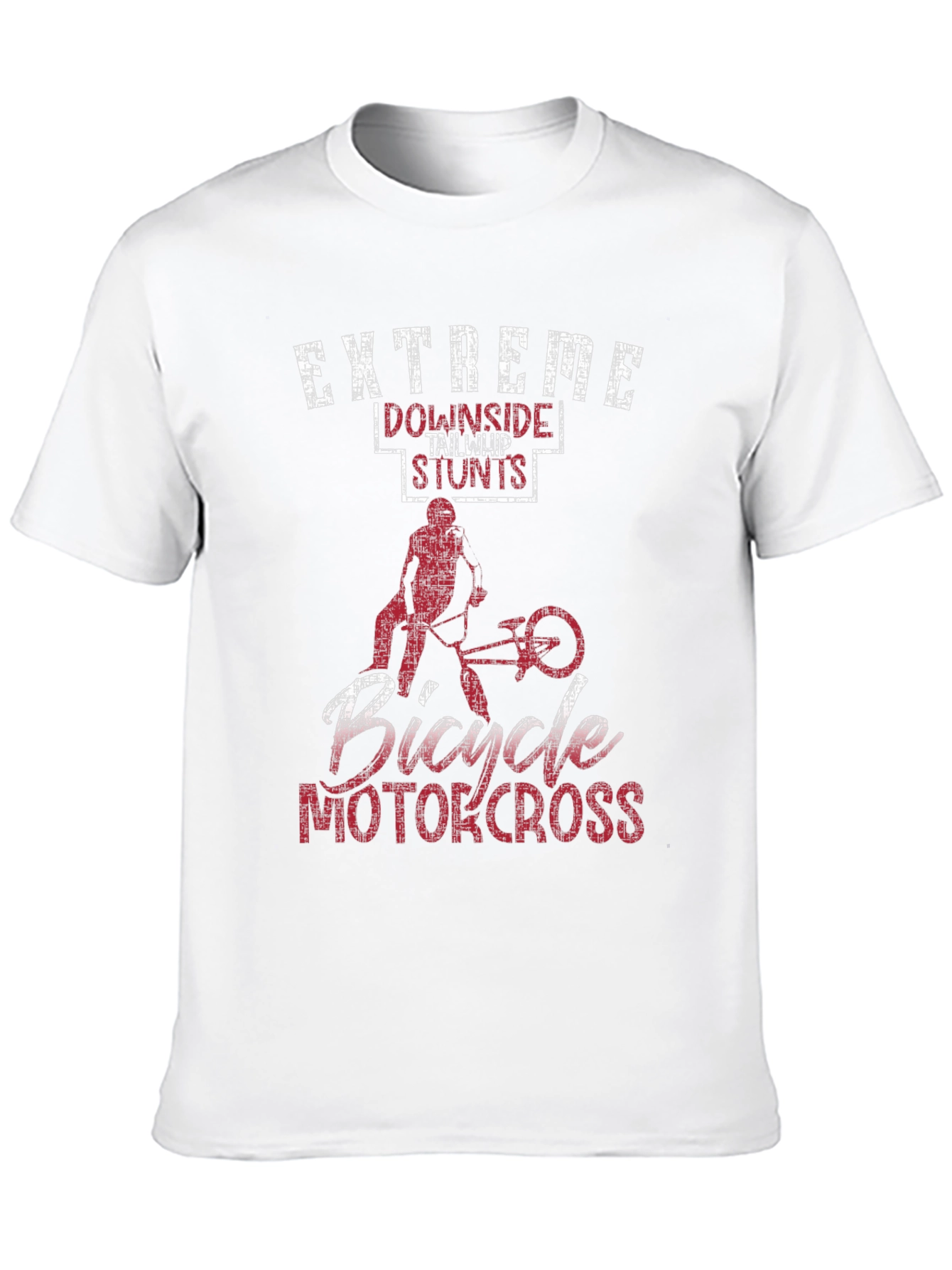 Extreme Downside Tailwhip Stunts Bicycle Motocross T-Shirt