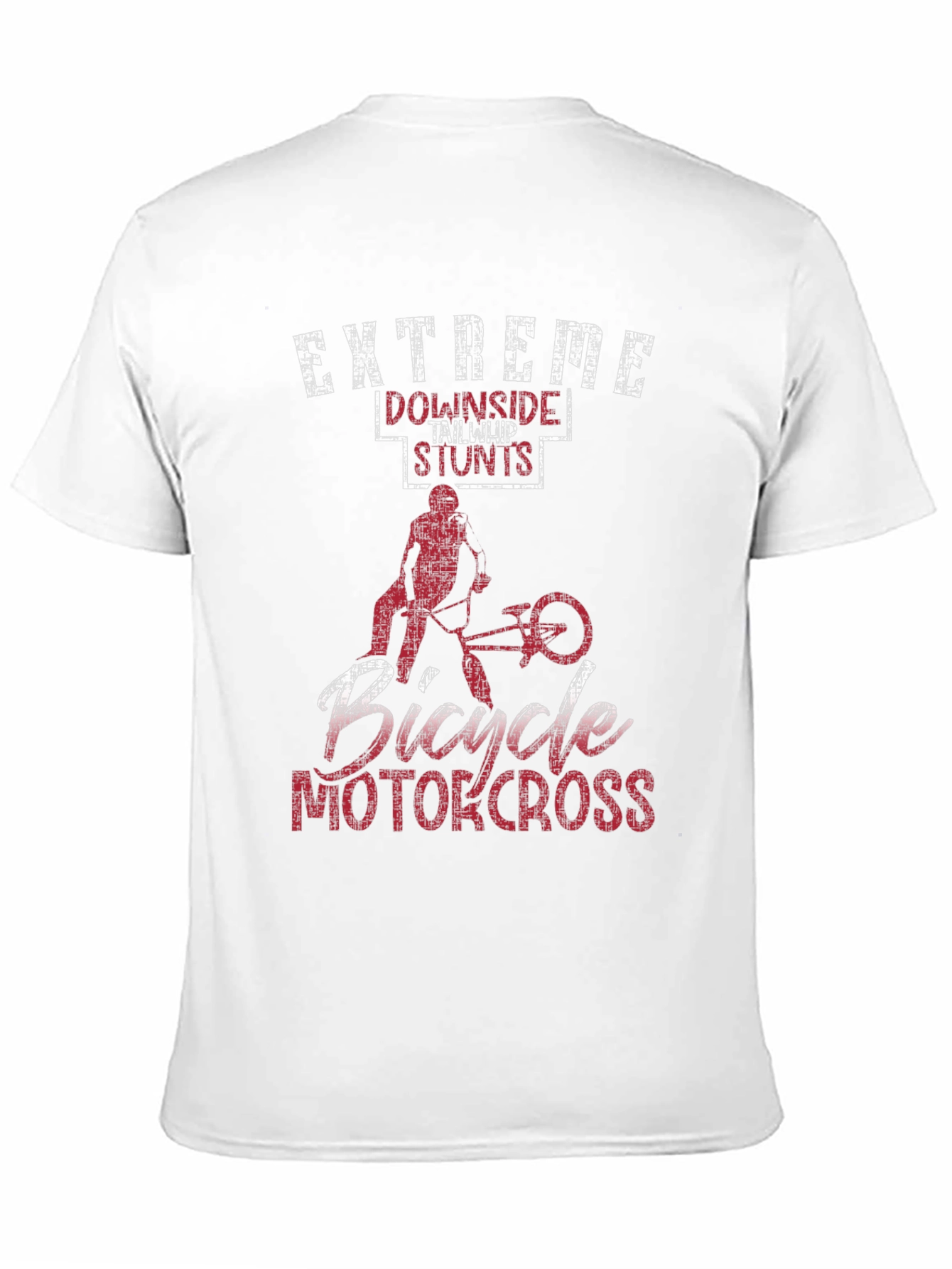 Extreme Downside Tailwhip Stunts Bicycle Motocross T-Shirt