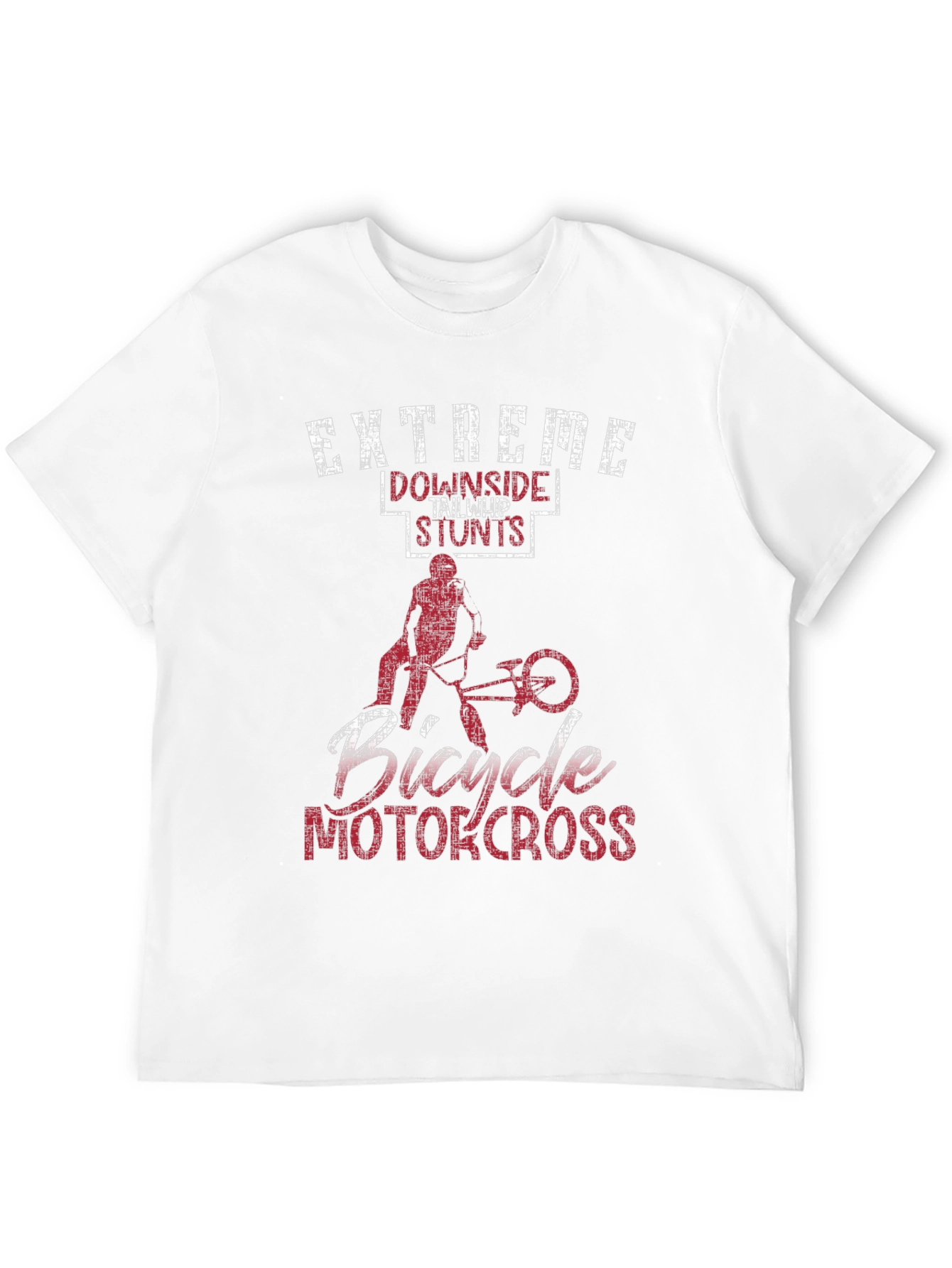 Extreme Downside Tailwhip Stunts Bicycle Motocross T-Shirt