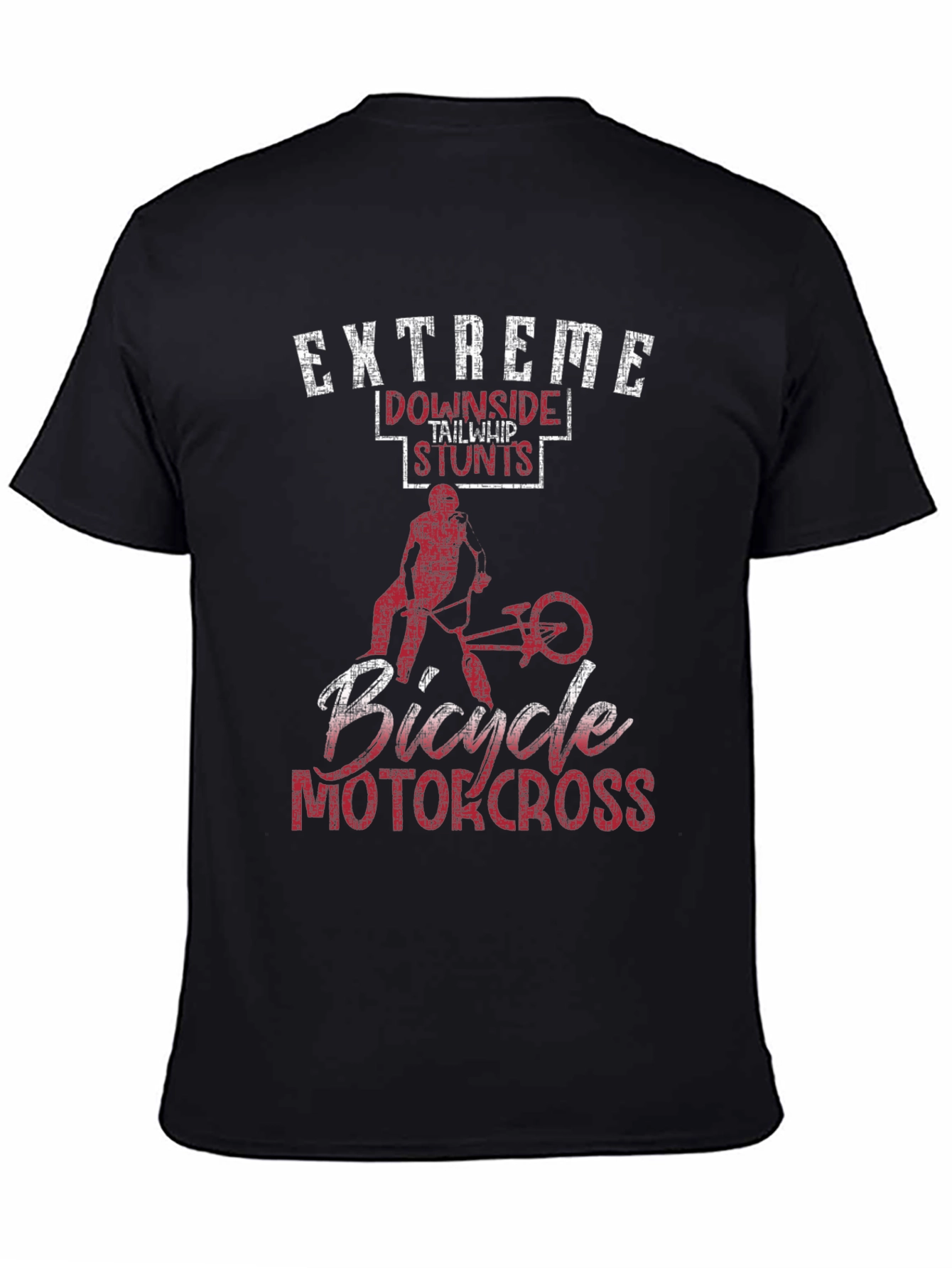 Extreme Downside Tailwhip Stunts Bicycle Motocross T-Shirt
