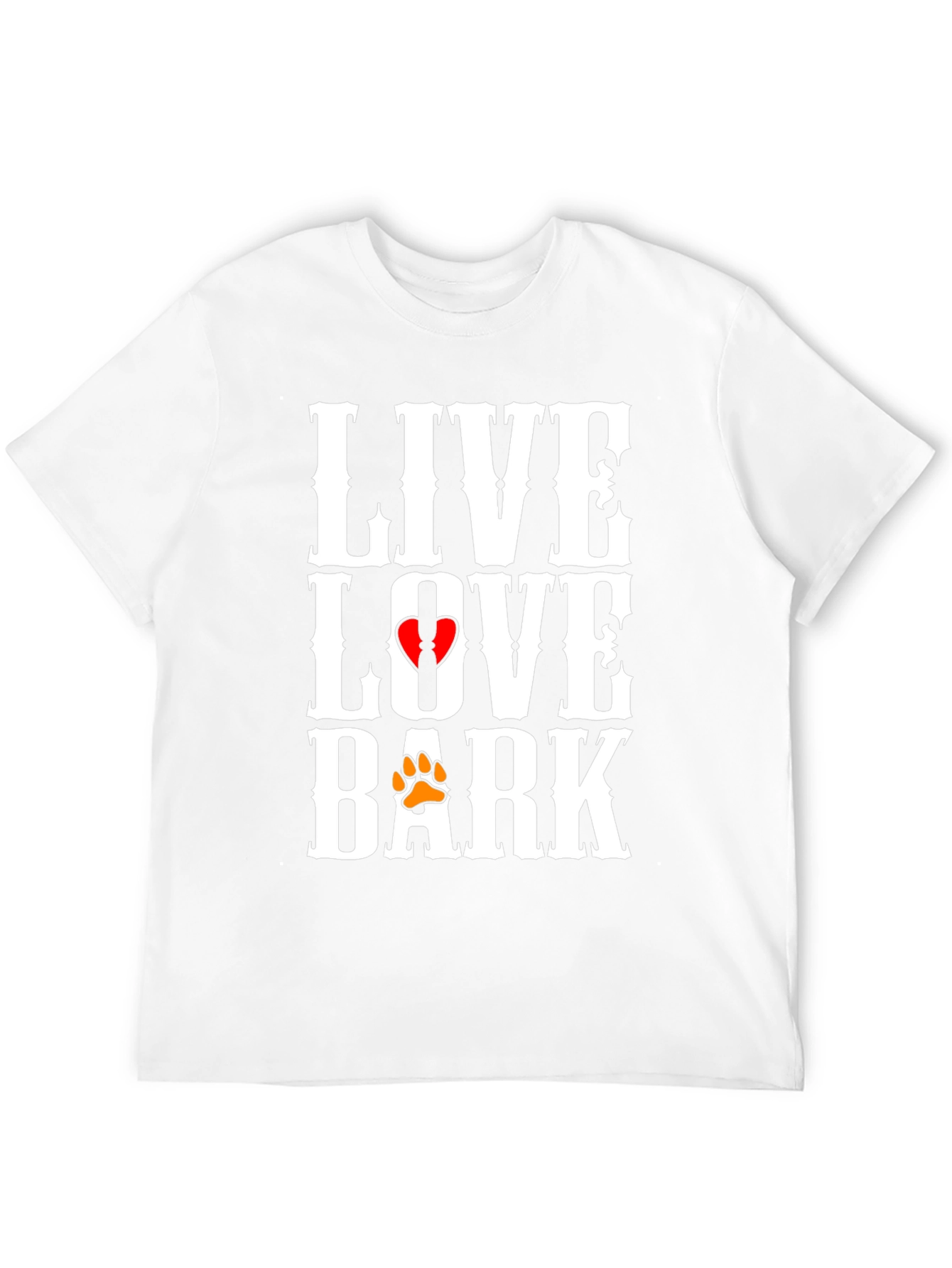 Live Love Bark T-Shirt | Dog Lover Tee