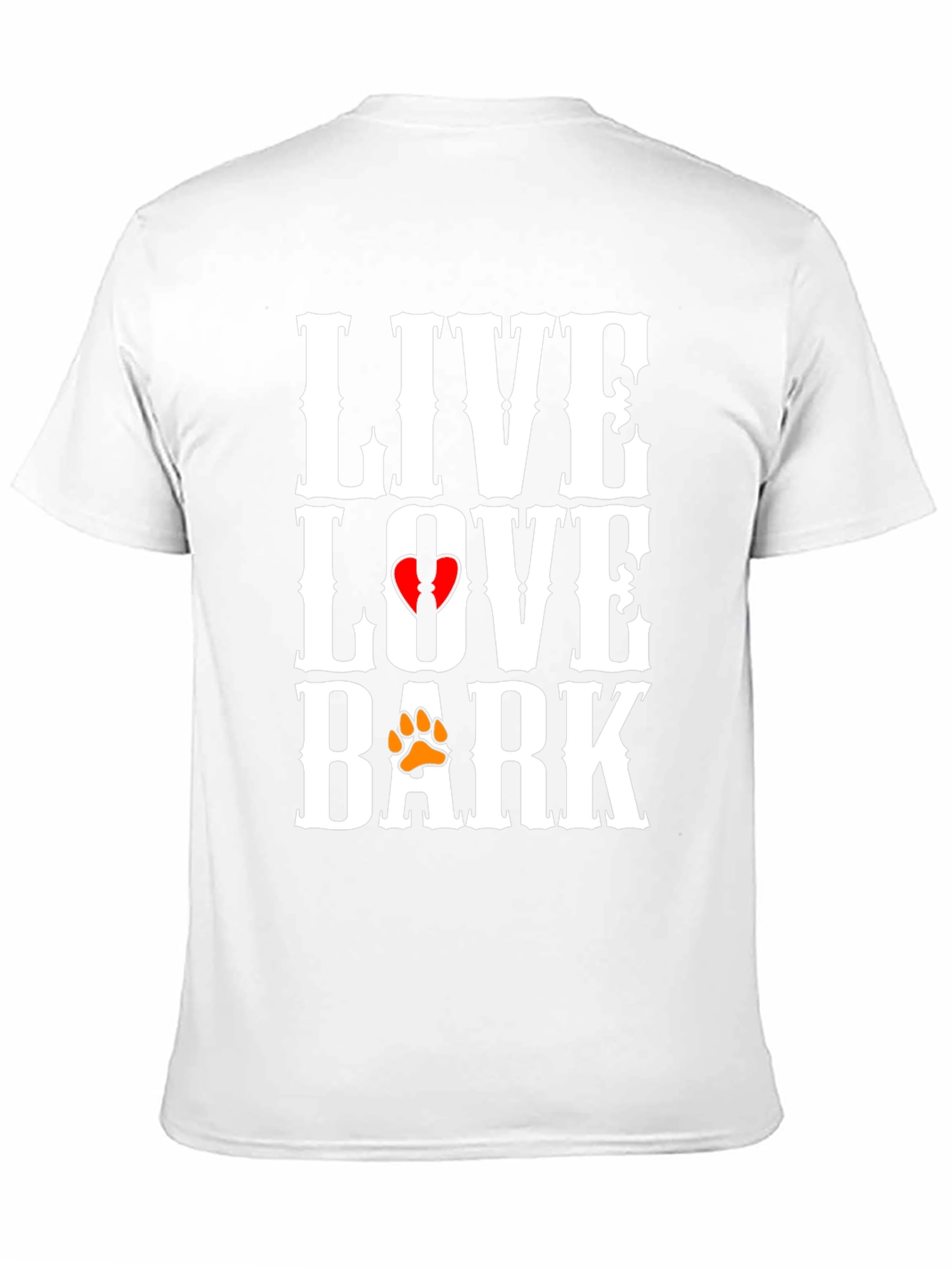 Live Love Bark T-Shirt | Dog Lover Tee