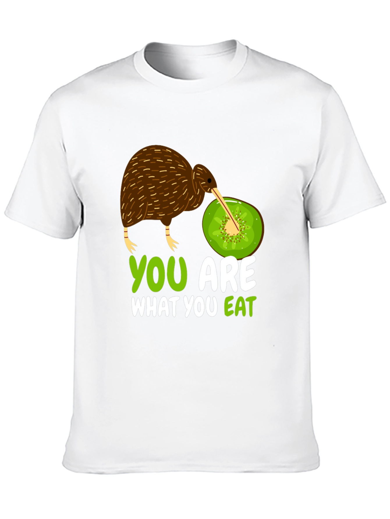 Funny Kiwi Bird and Fruit T-Shirt