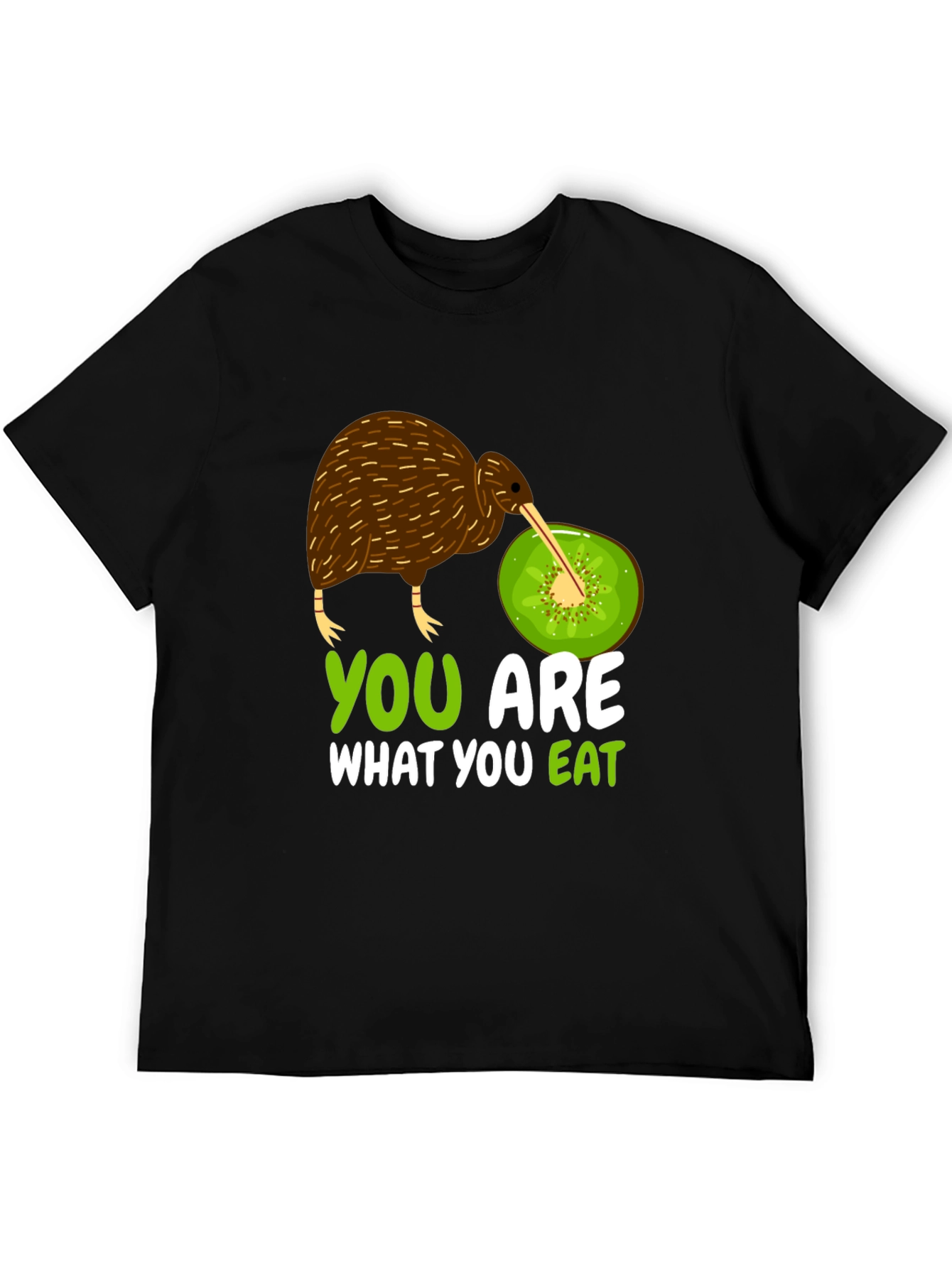 Funny Kiwi Bird and Fruit T-Shirt