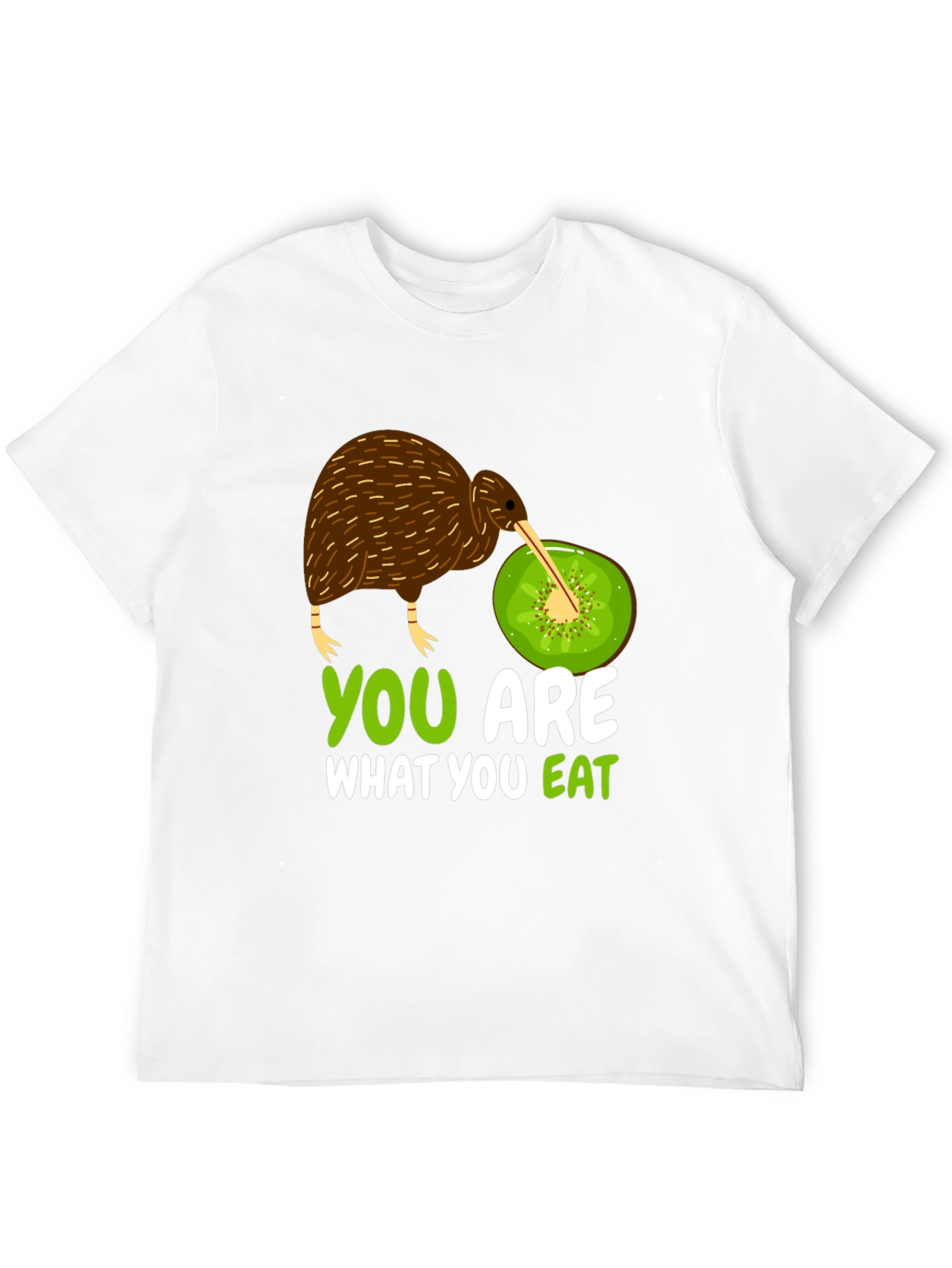 Funny Kiwi Bird and Fruit T-Shirt