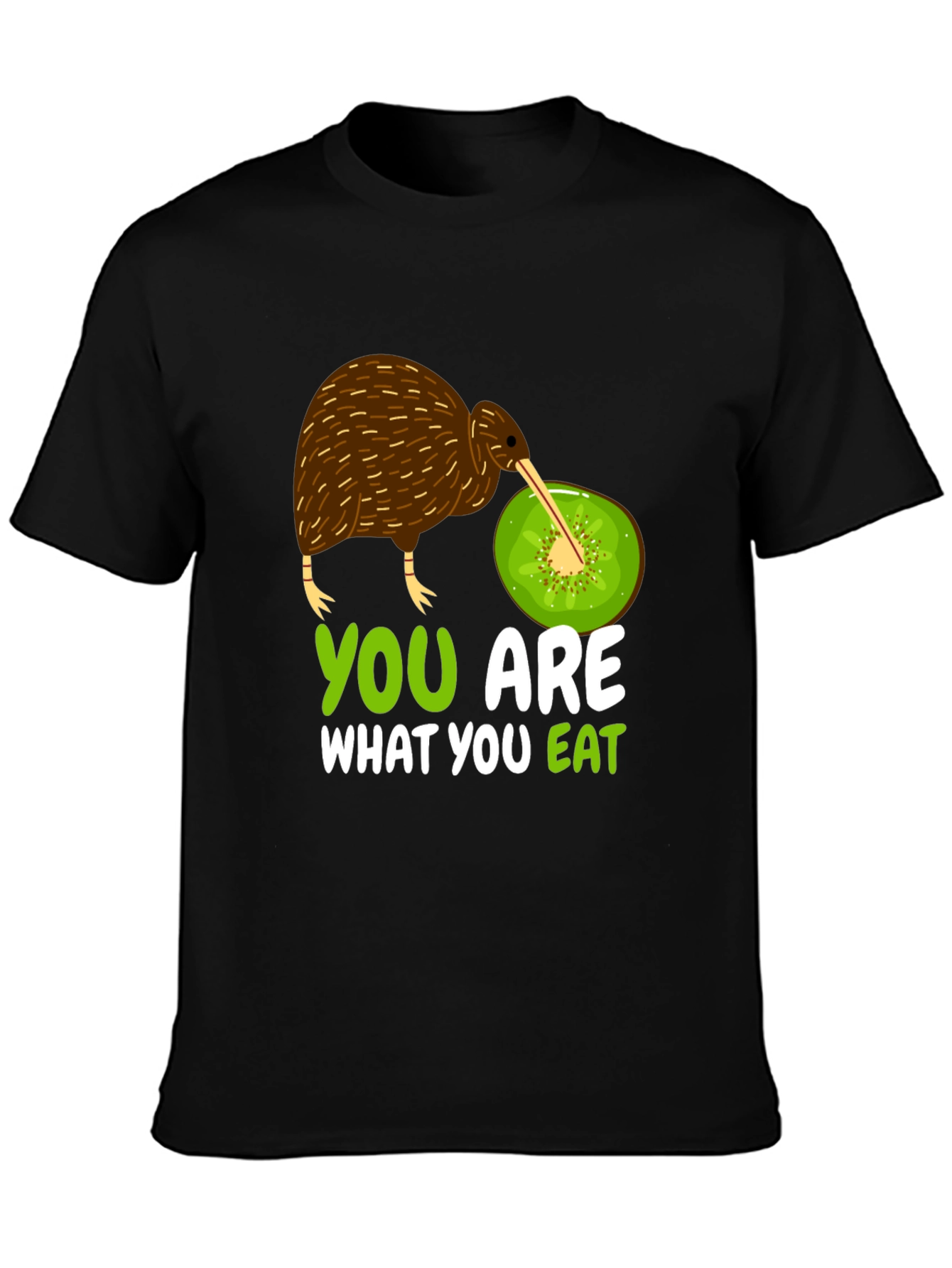 Funny Kiwi Bird and Fruit T-Shirt