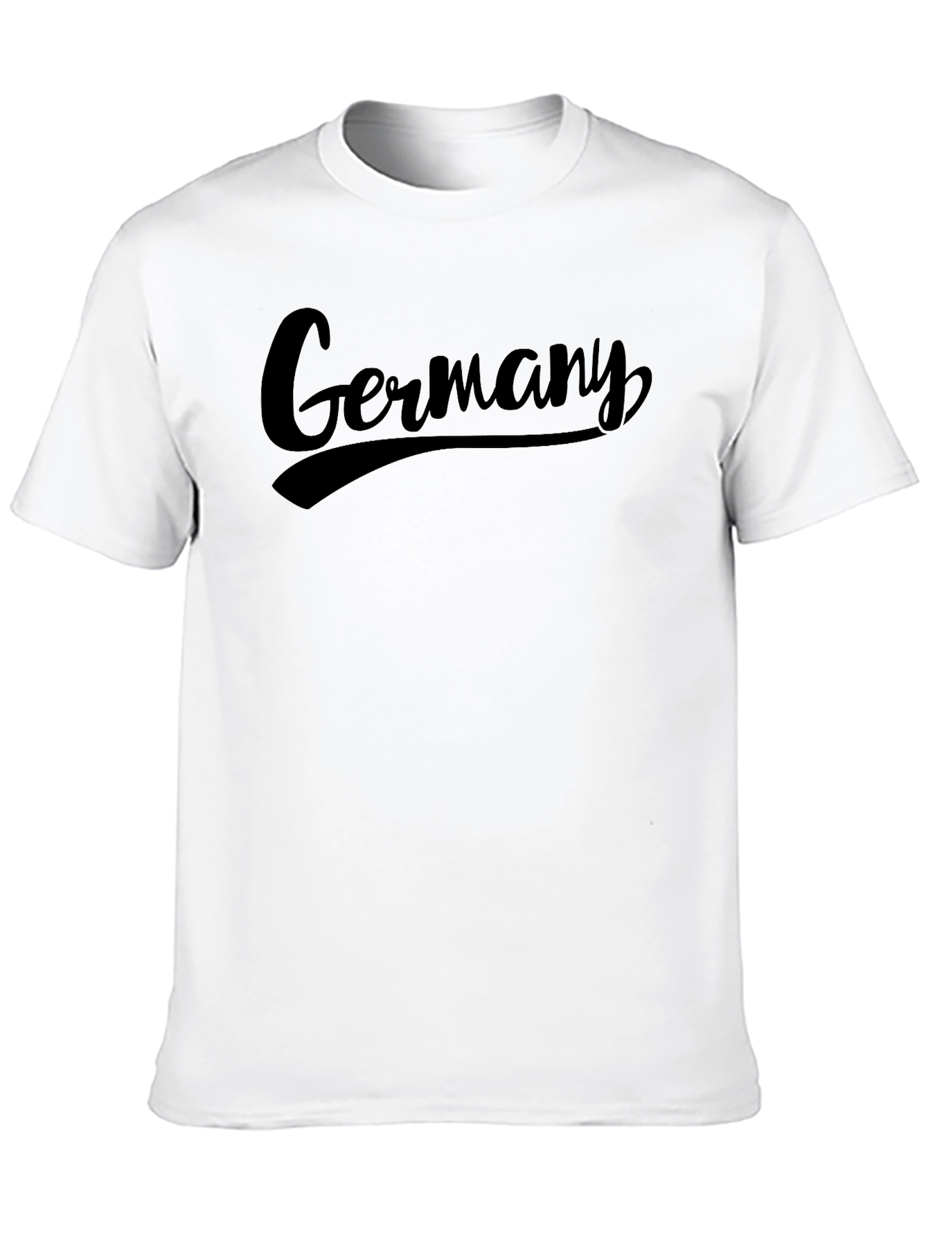 Germany Script Tee - Mens Black Graphic T-Shirt