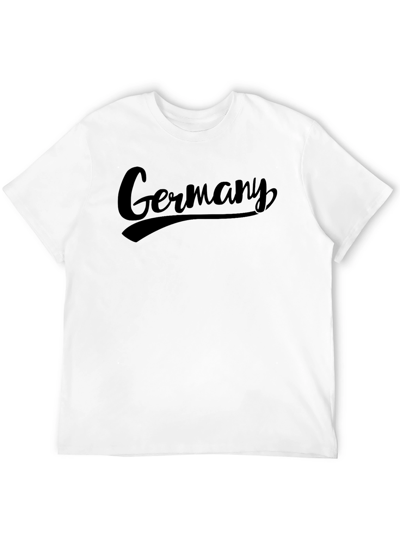 Germany Script Tee - Mens Black Graphic T-Shirt