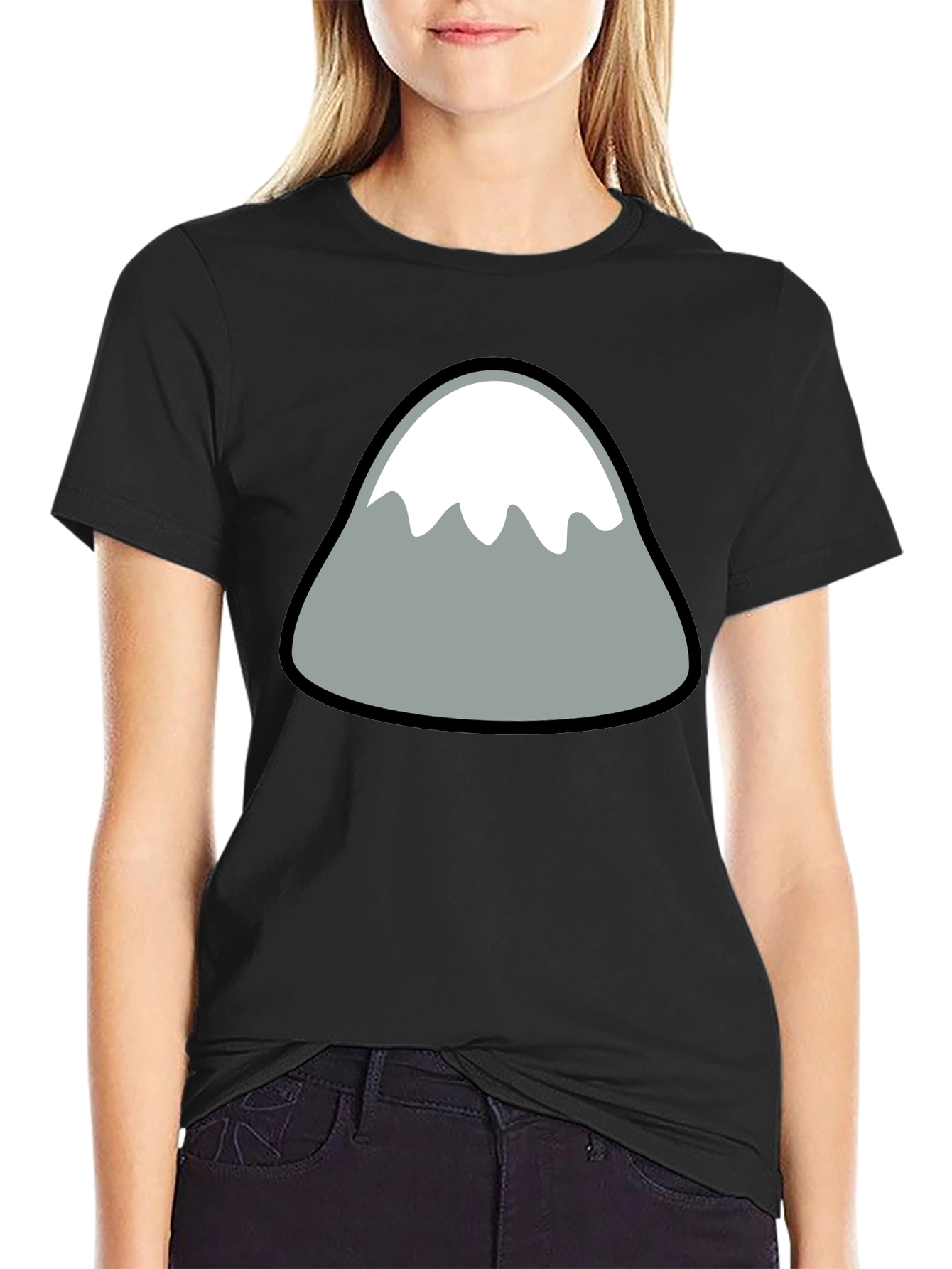 Mountain Graphic Black Tee