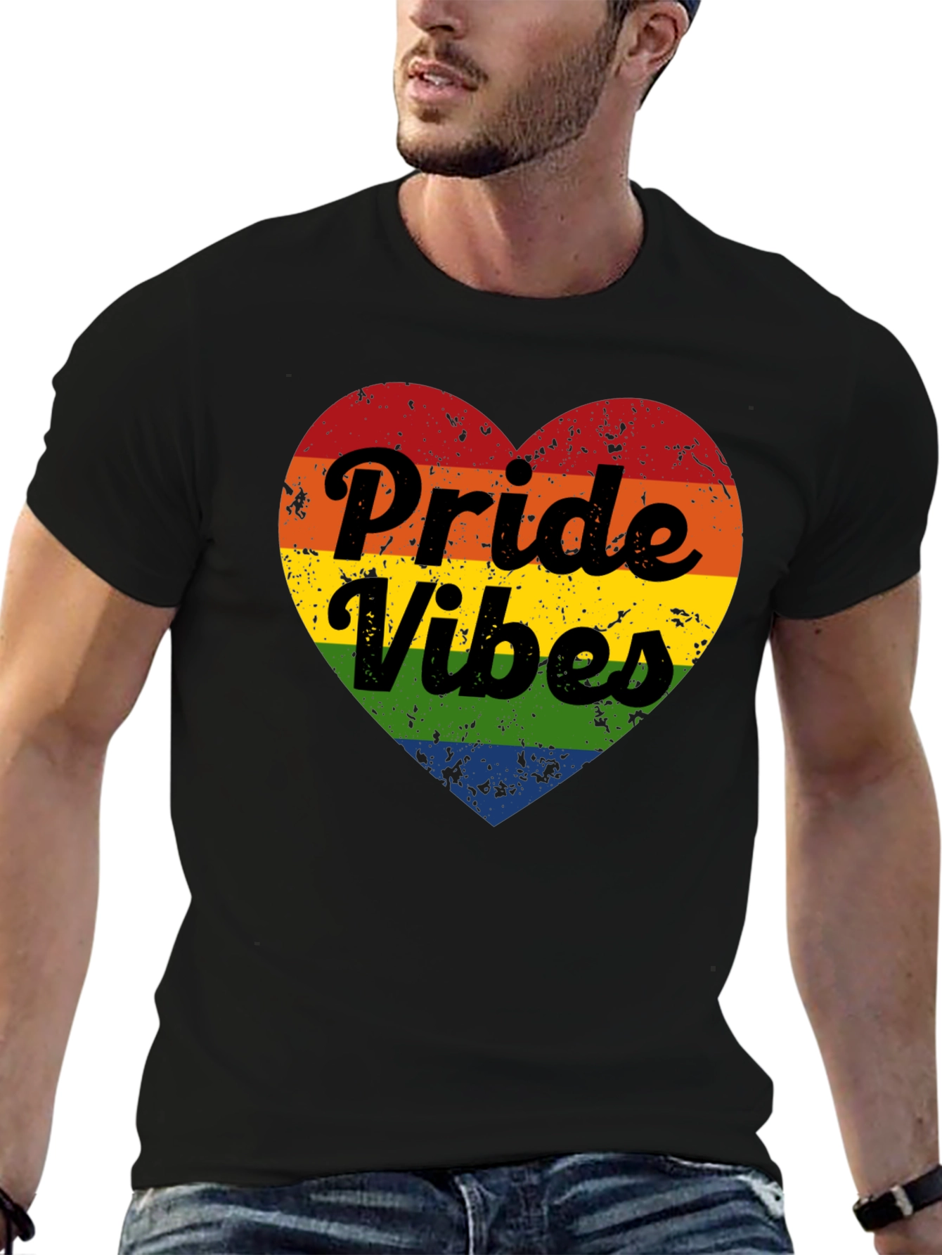 Pride Vibes Heart T-Shirt