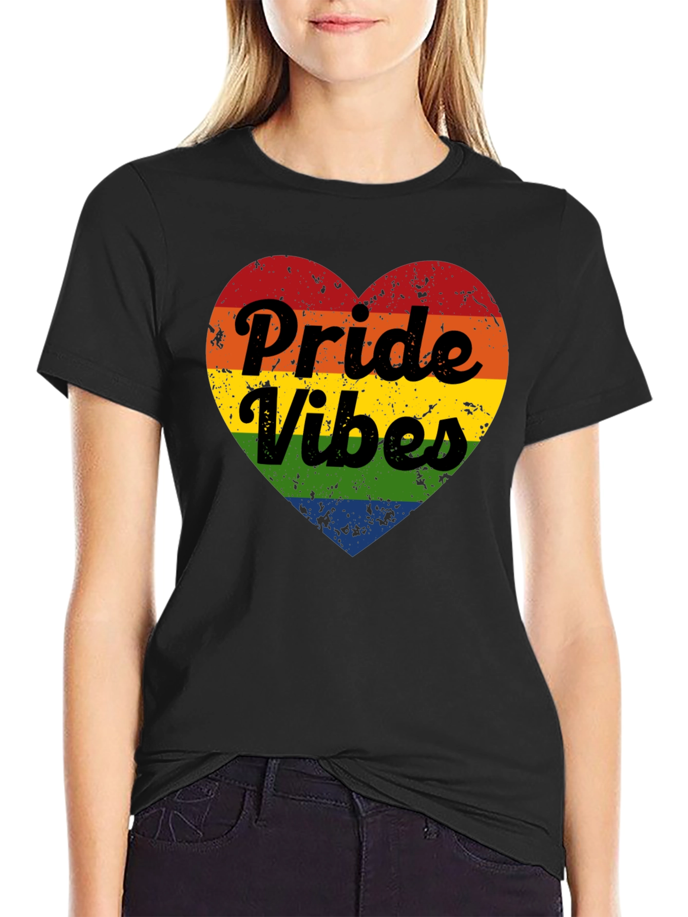 Pride Vibes Heart T-Shirt