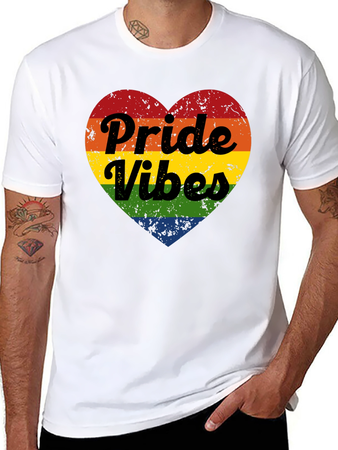 Pride Vibes Heart T-Shirt