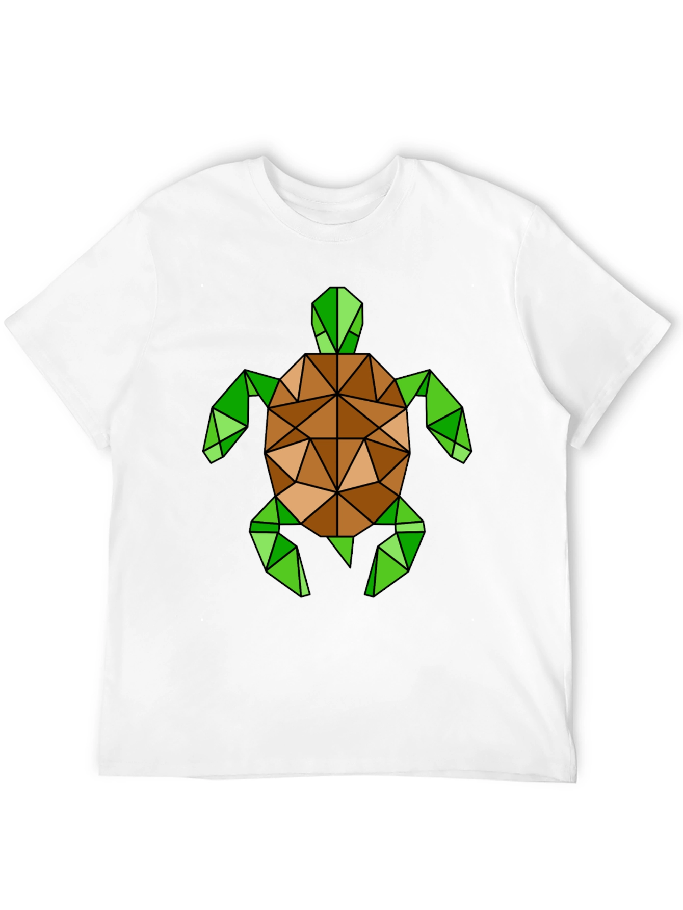 Geometric Turtle Graphic T-Shirt