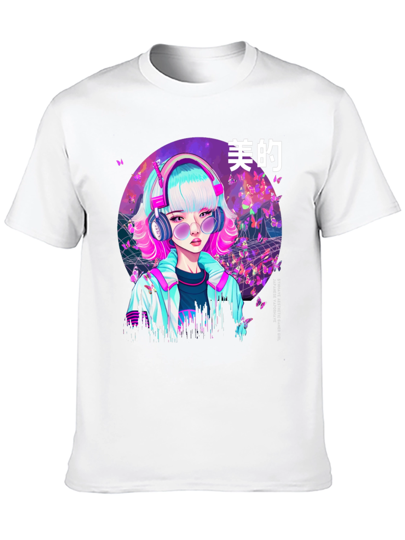 Vaporwave Aesthetic Anime Girl T-Shirt