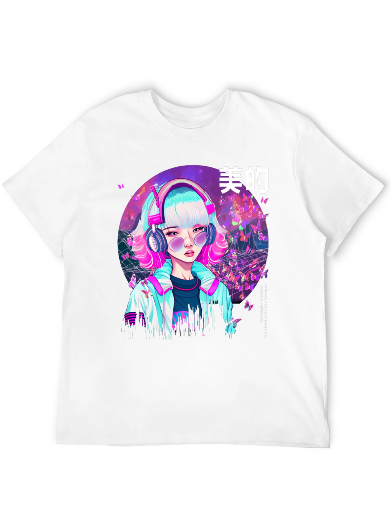 Vaporwave Aesthetic Anime Girl T-Shirt