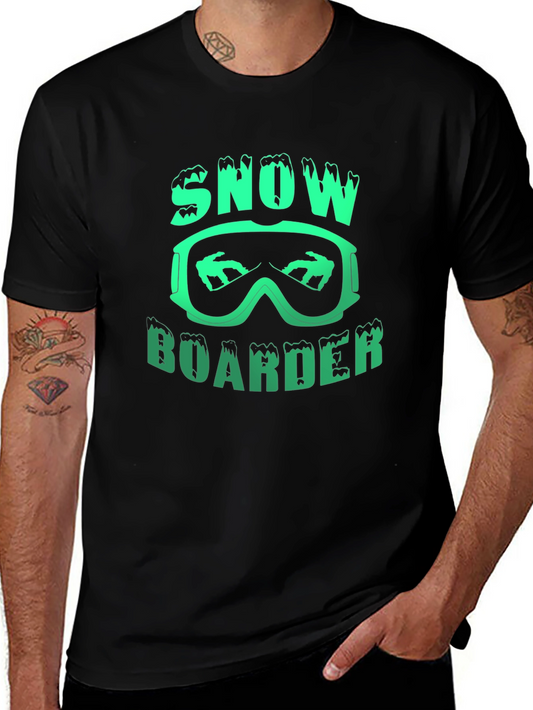 Snowboarder Graphic Print T-Shirt