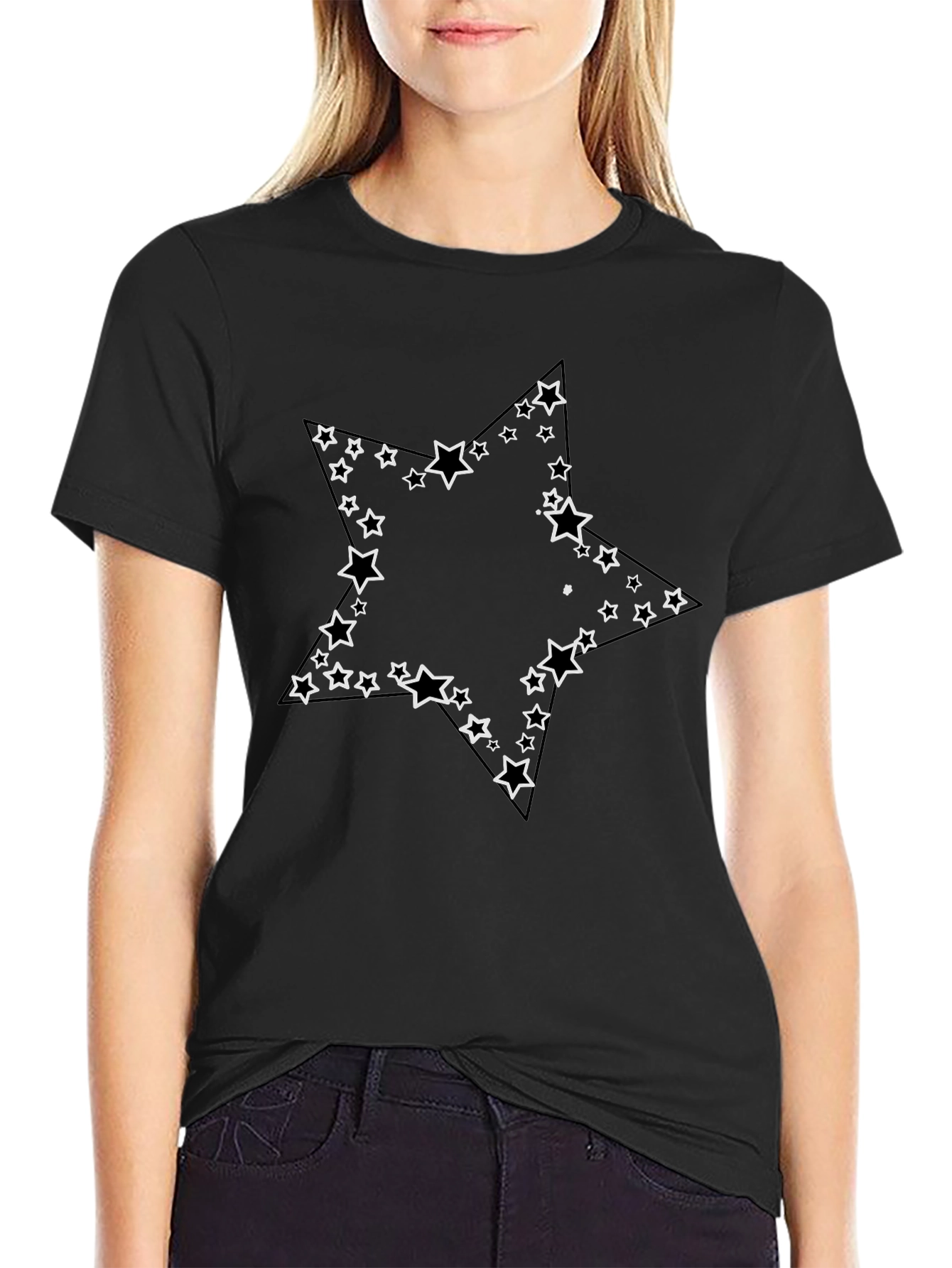 Starry Star Outline T-Shirt