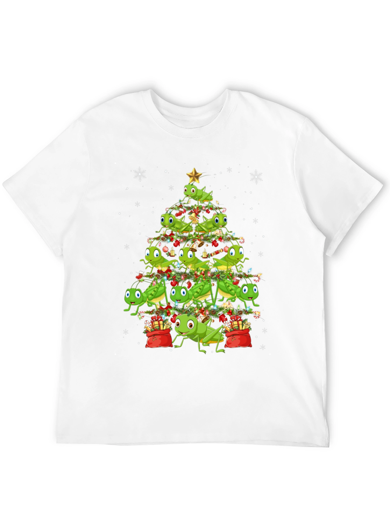 Grasshopper Christmas Tree Graphic Tee