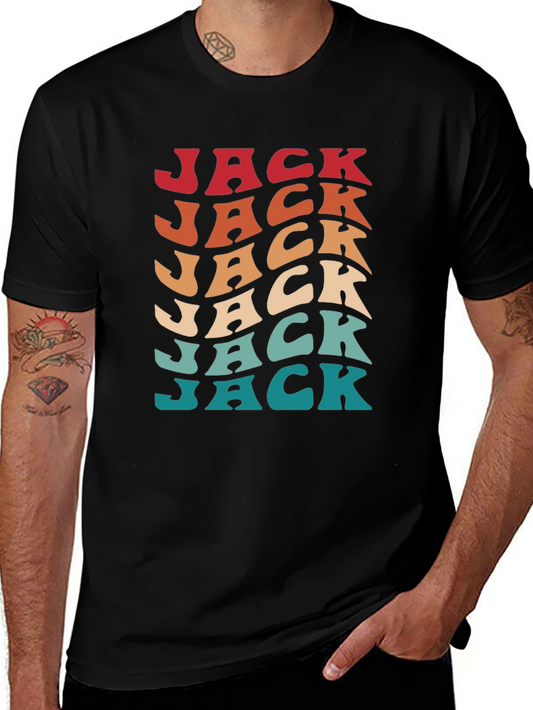 Retro Jack T-Shirt - Vintage Style Colorful Design