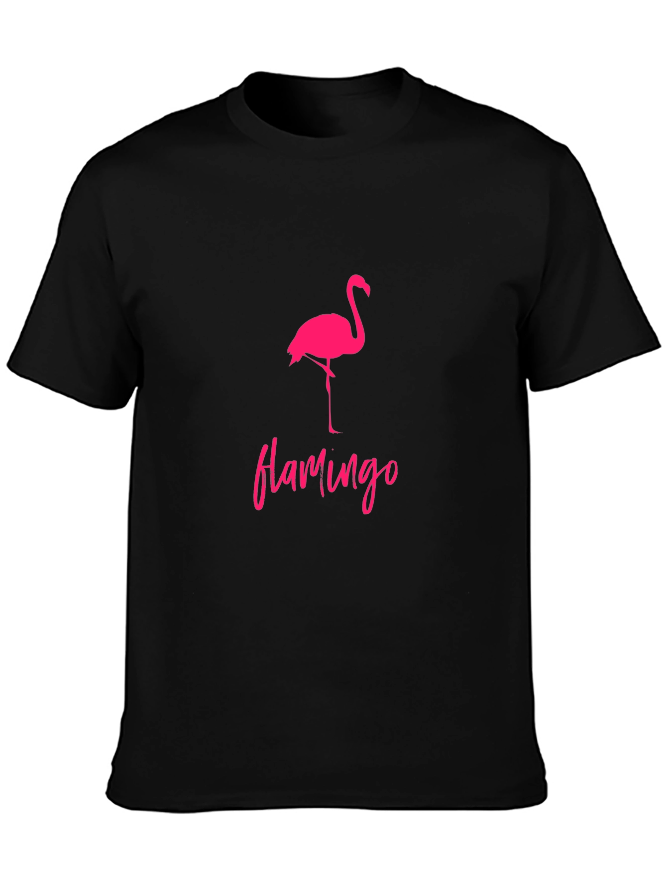 Flamingo Graphic Tee - Tropical Style