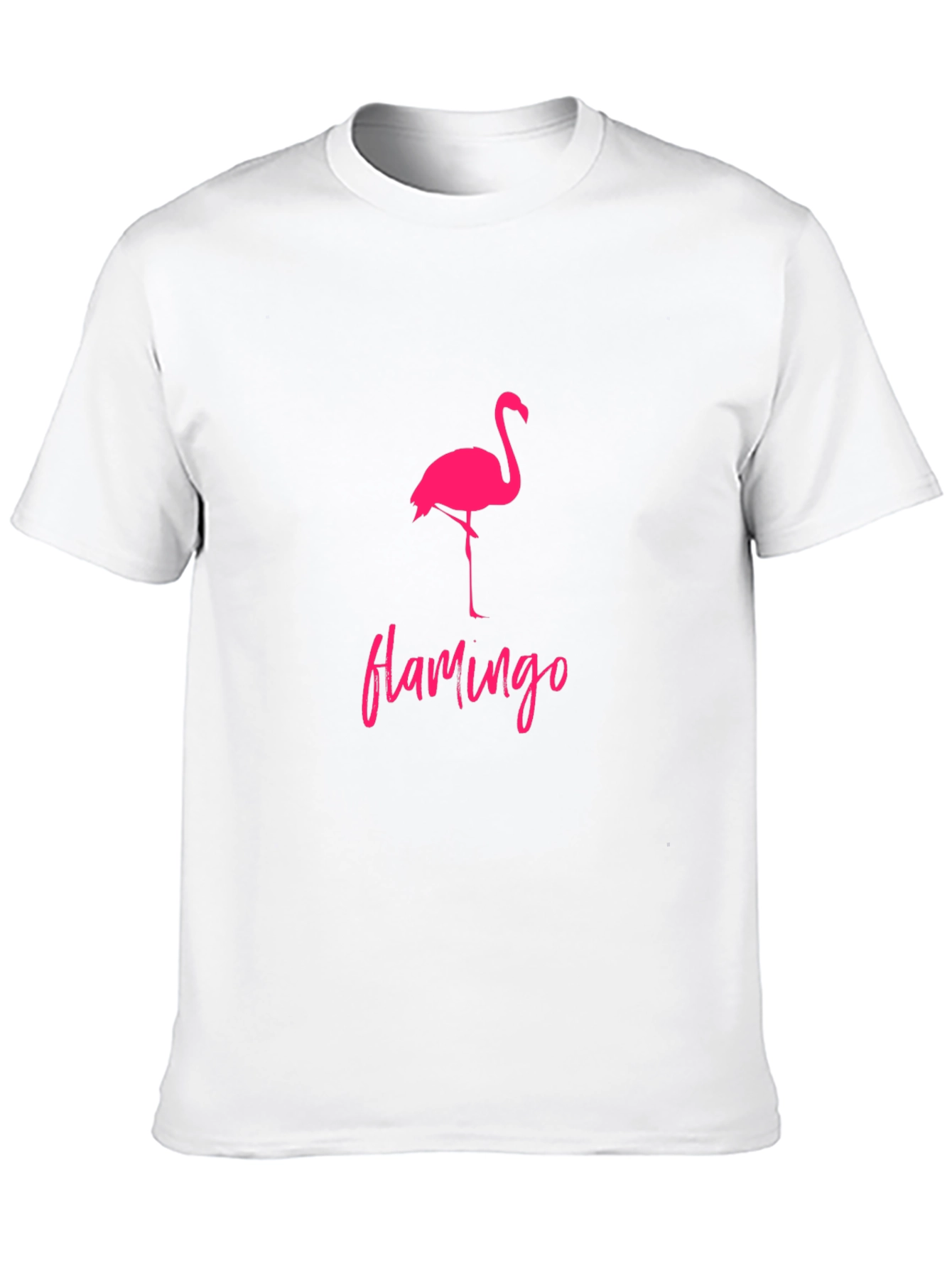 Flamingo Graphic Tee - Tropical Style
