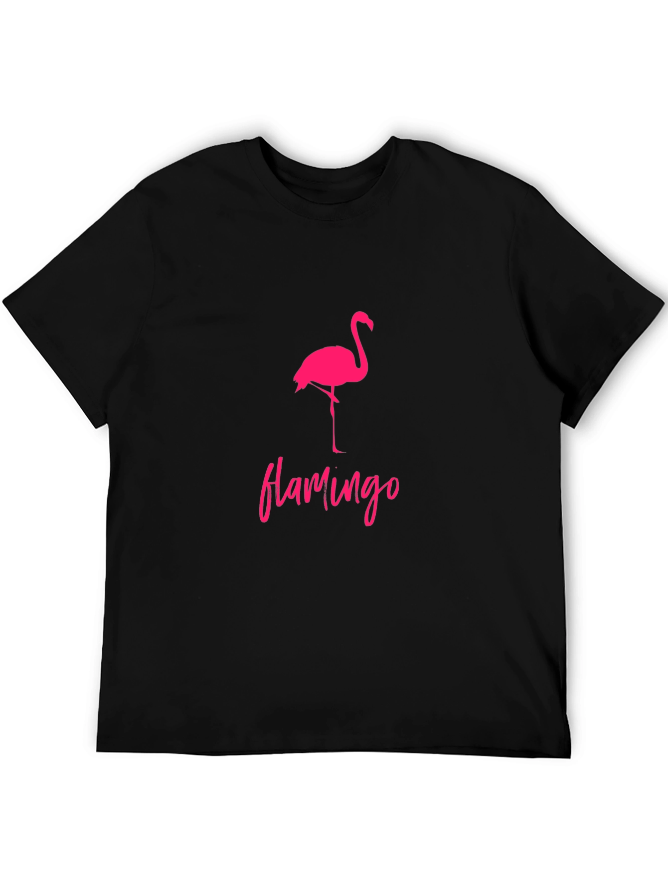 Flamingo Graphic Tee - Tropical Style