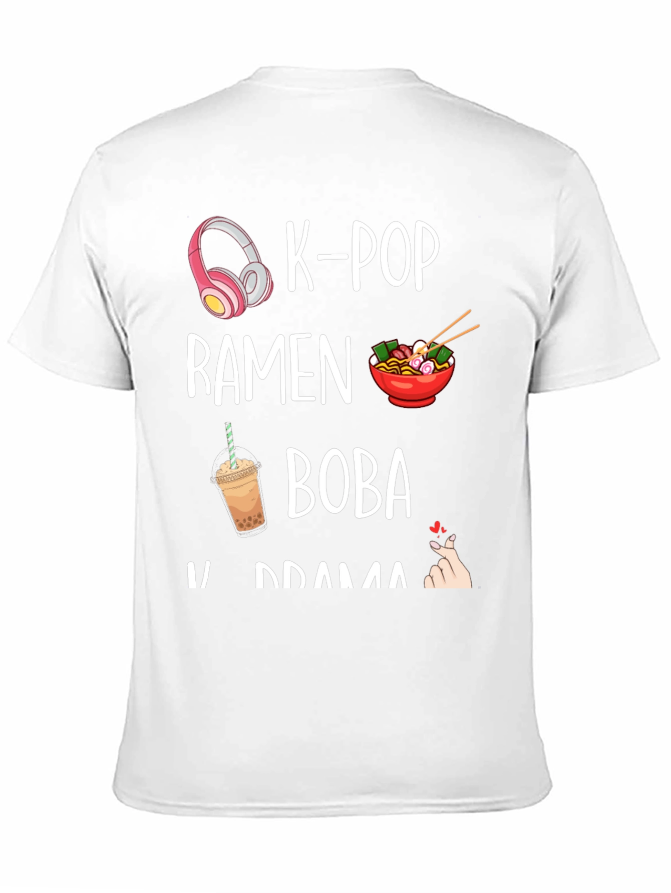 K-Pop Ramen Boba K-Drama T-Shirt