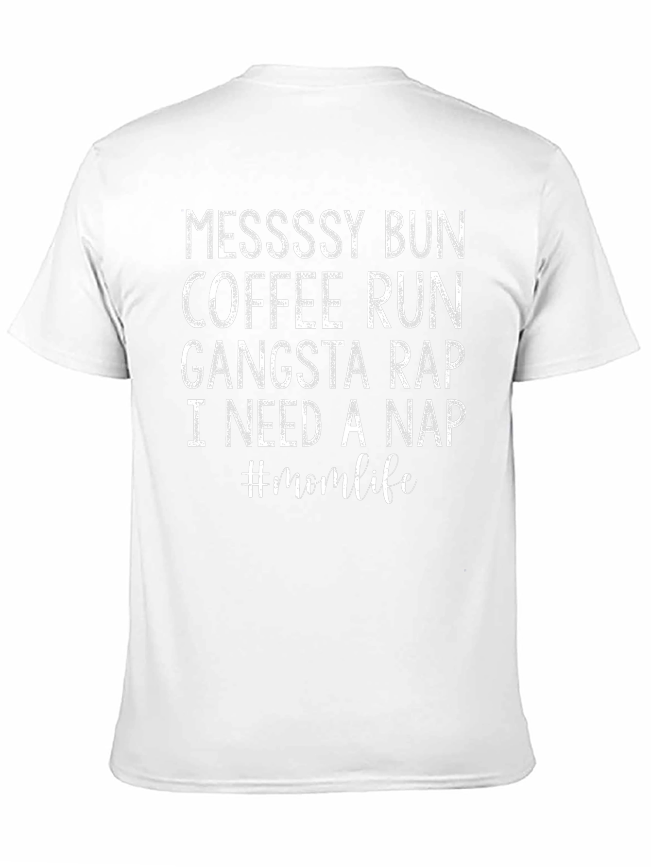 Messy Bun Coffee Run Graphic T-Shirt