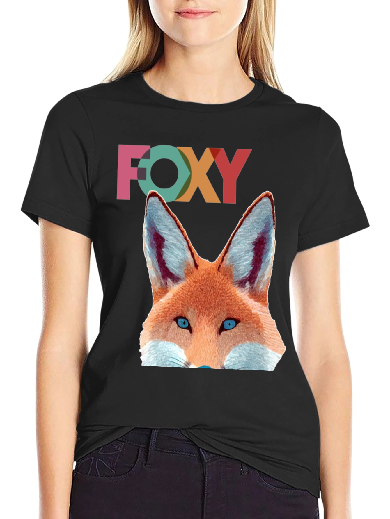 Foxy T-Shirt - Mens Black Graphic Tee