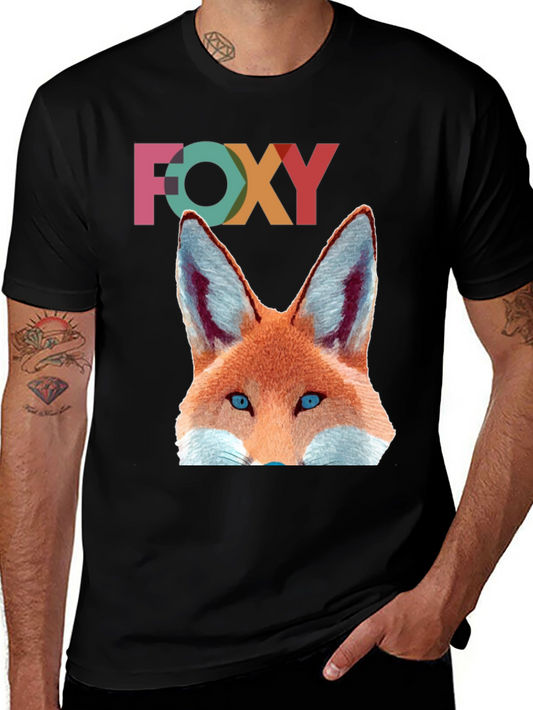 Foxy T-Shirt - Mens Black Graphic Tee