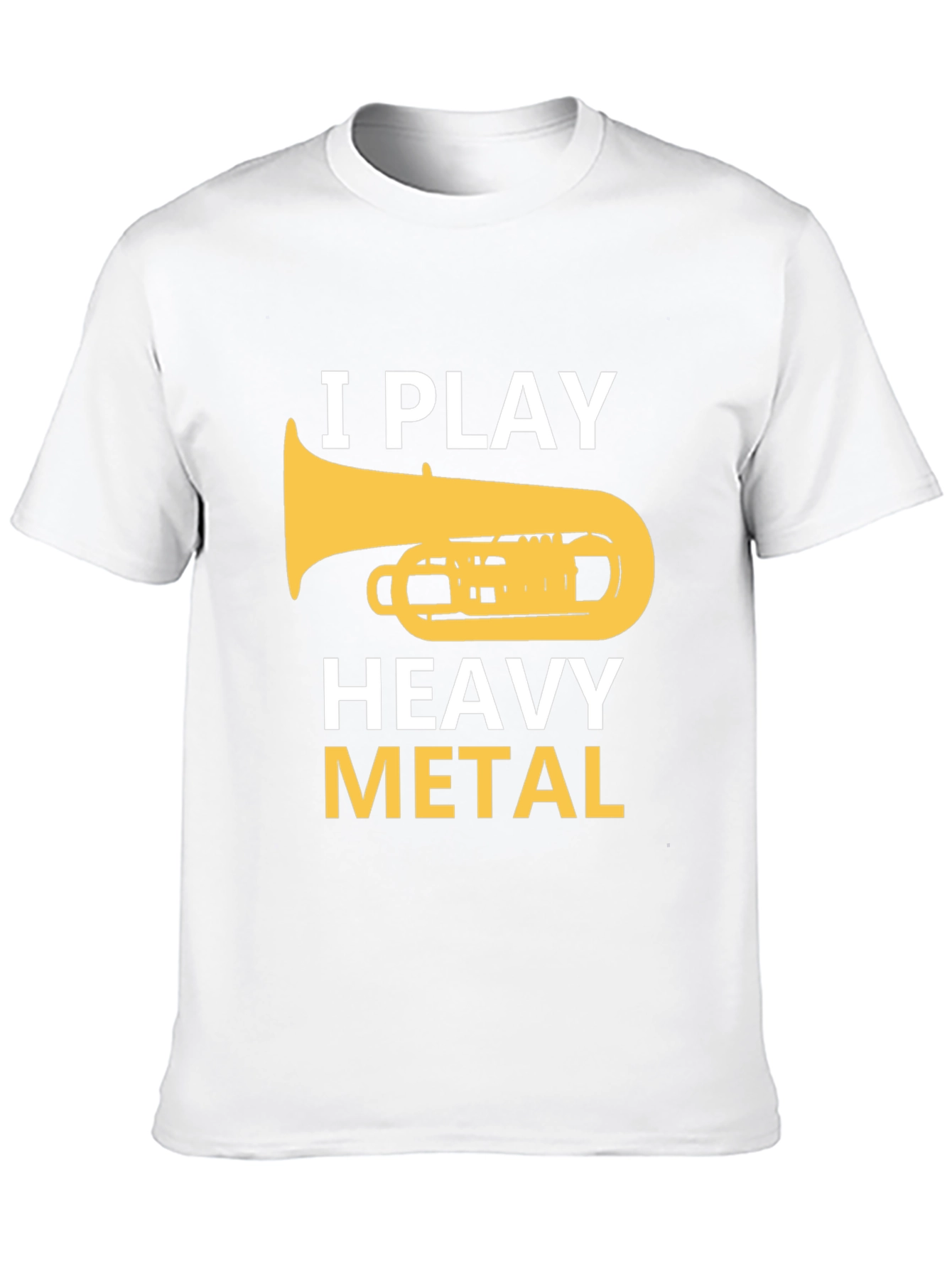 I Play Heavy Metal Tuba Musician Graphic Tee