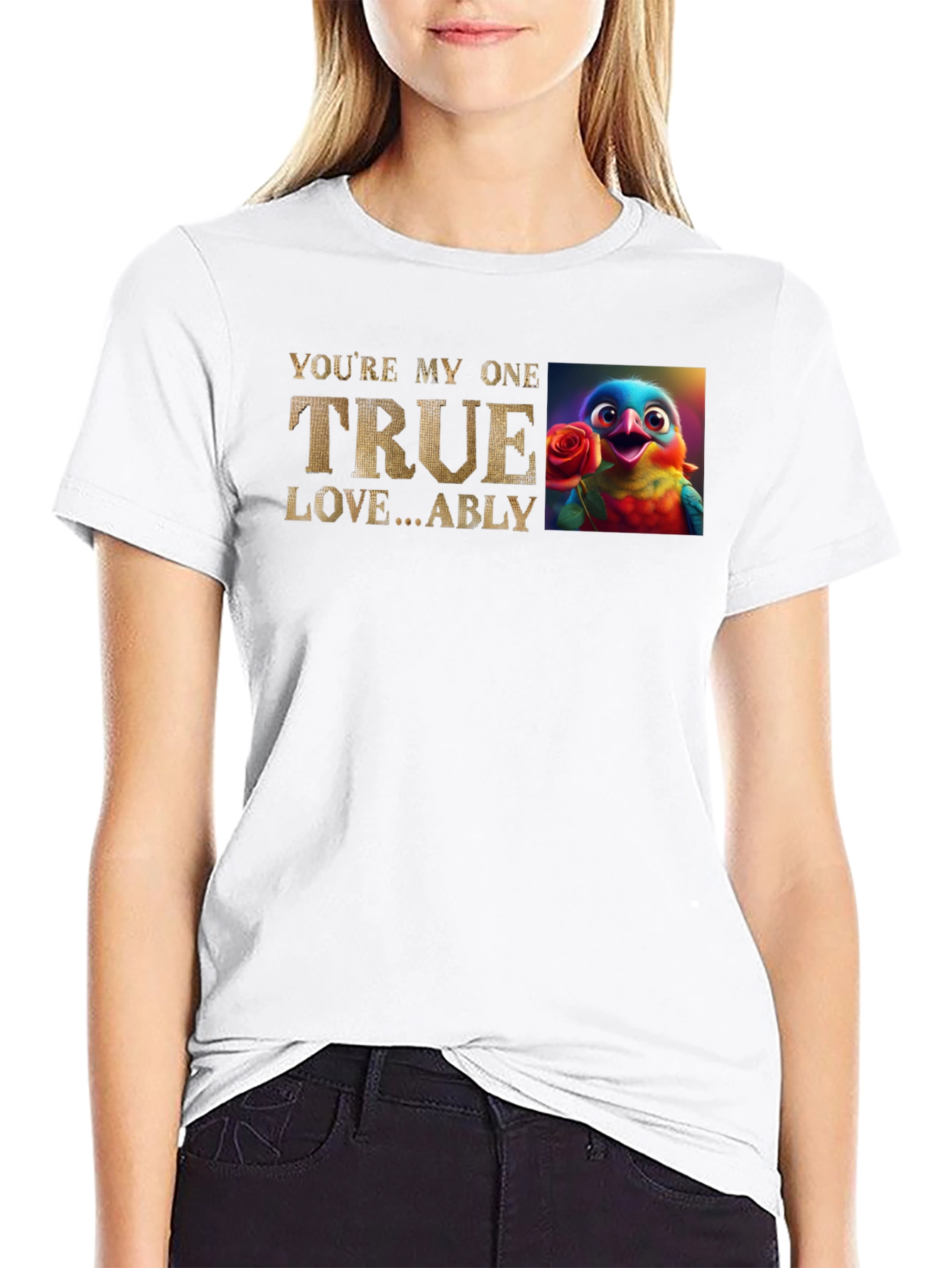 Youre My One True Love Bird T-Shirt