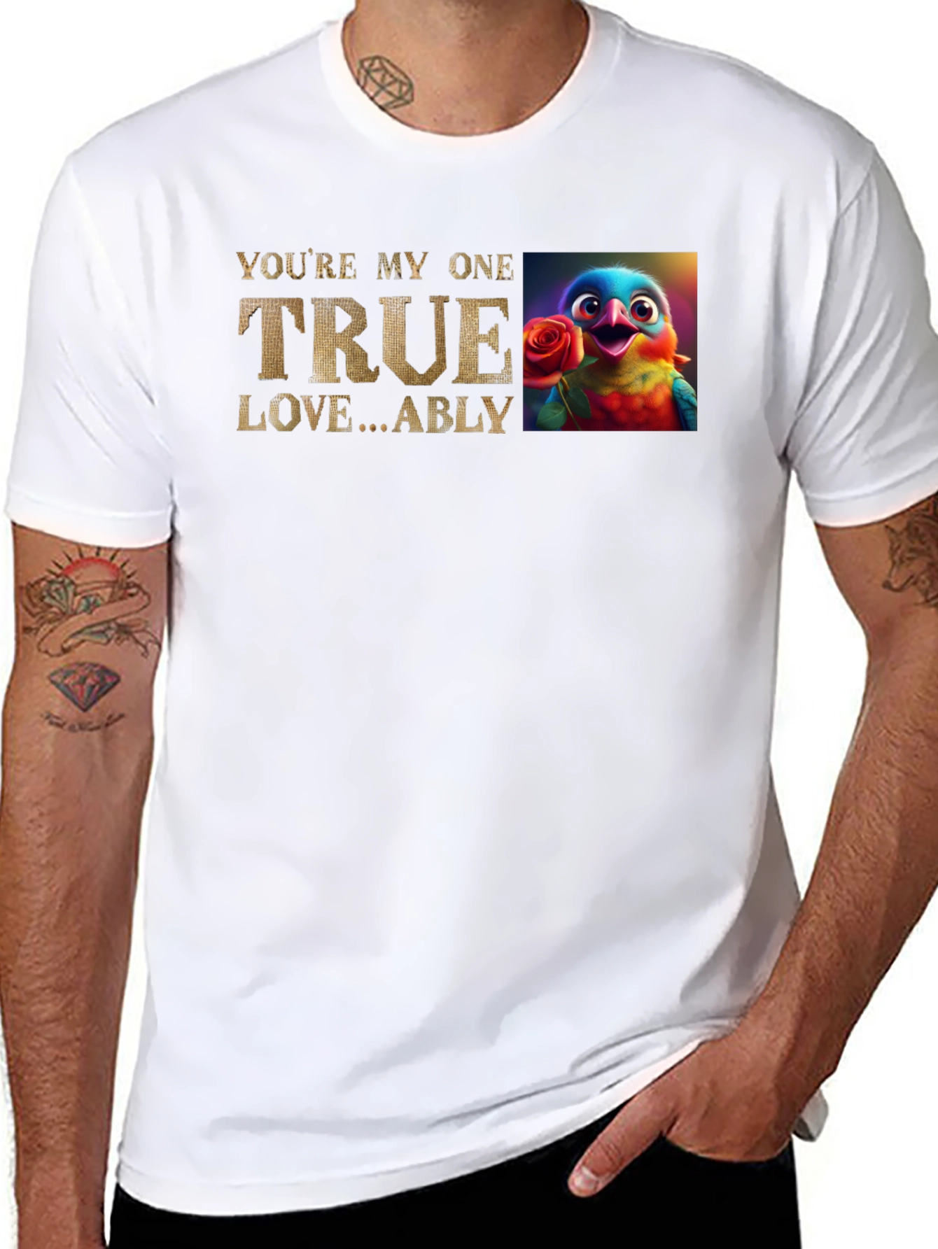 Youre My One True Love Bird T-Shirt