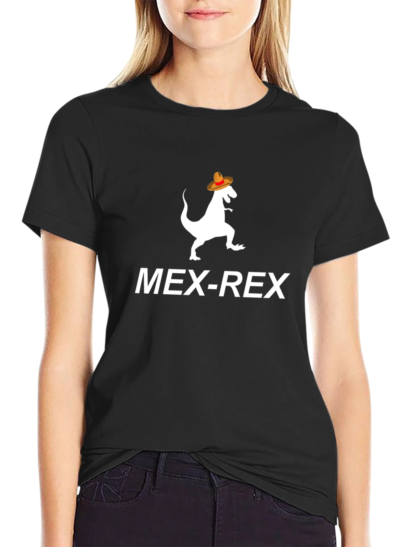 Mex-Rex Funny Dinosaur Graphic Tee