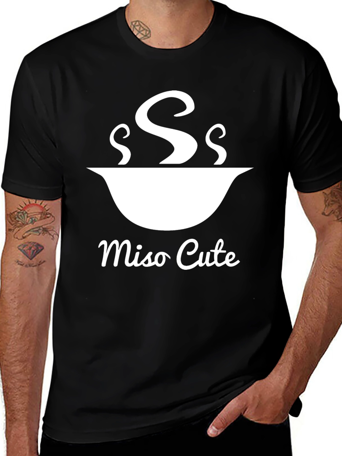 Miso Cute Graphic T-Shirt - Stylish Anime Tee