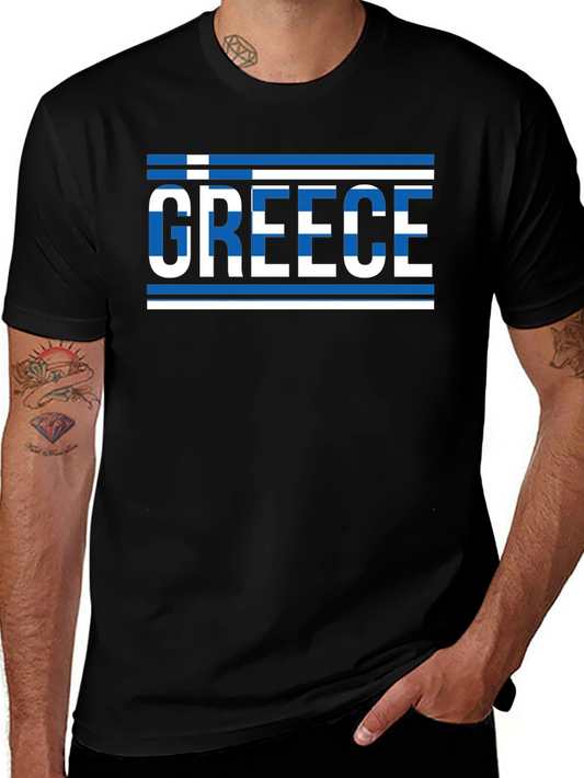 Greece Flag T-Shirt - Country Pride Tee