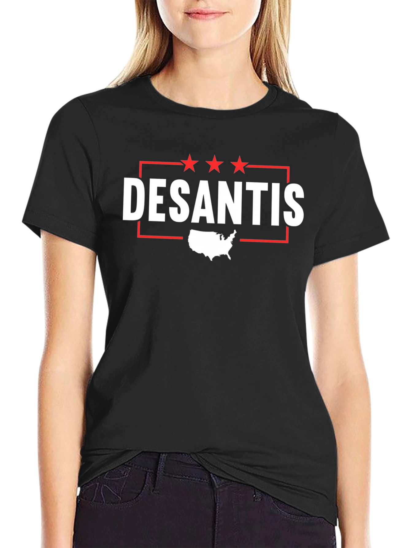 DeSantis T-Shirt - USA Patriotic Graphic Tee