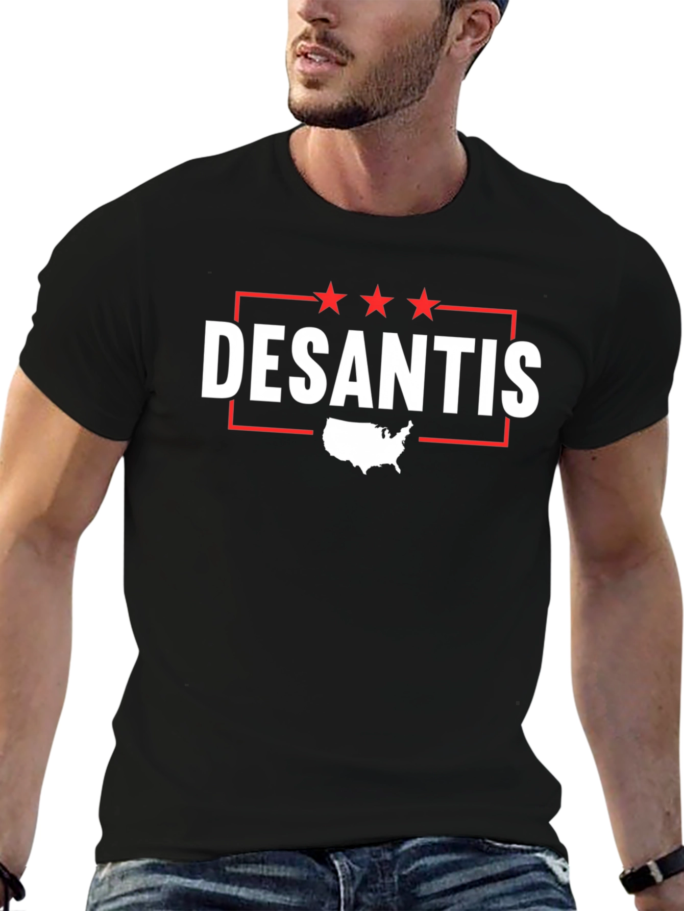 DeSantis T-Shirt - USA Patriotic Graphic Tee