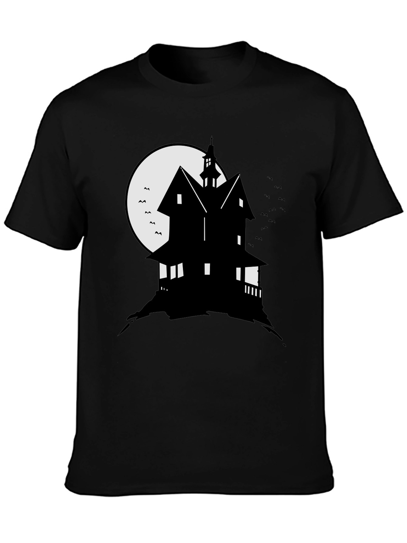 Halloween Haunted House T-Shirt Spooky Season Tee
