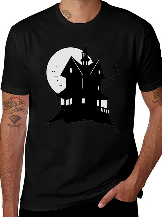 Halloween Haunted House T-Shirt Spooky Season Tee