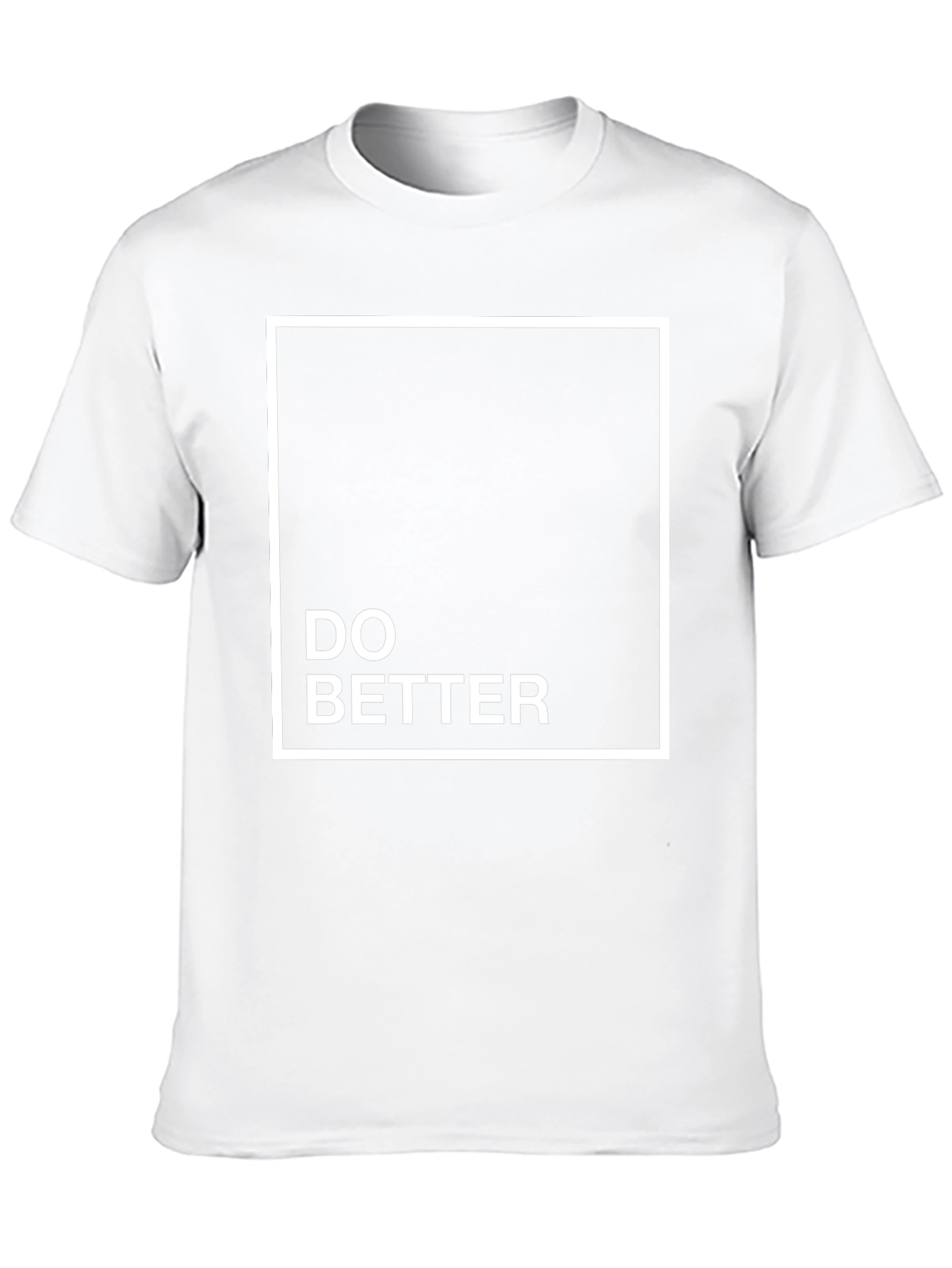Do Better Black Tee - Stylish & Motivational