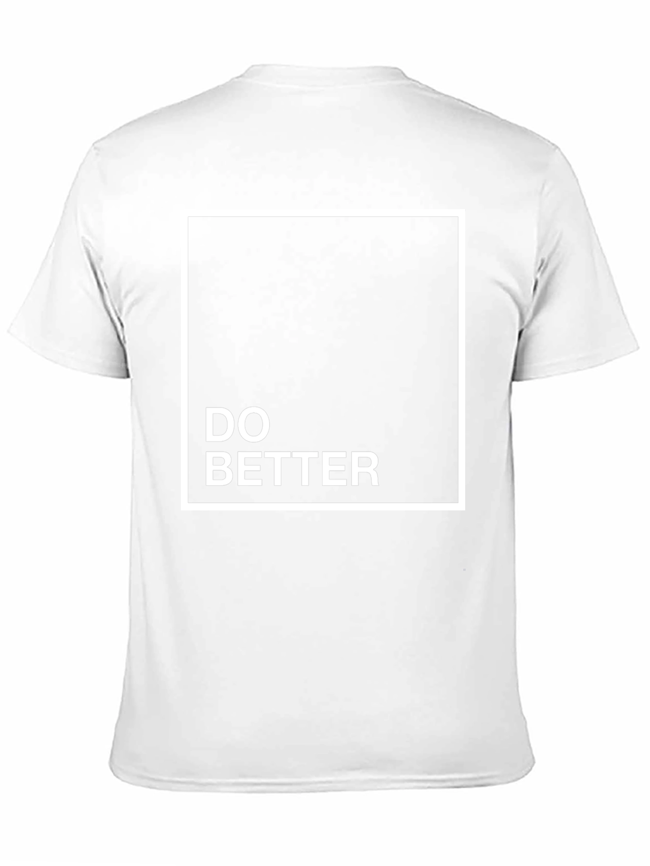 Do Better Black Tee - Stylish & Motivational