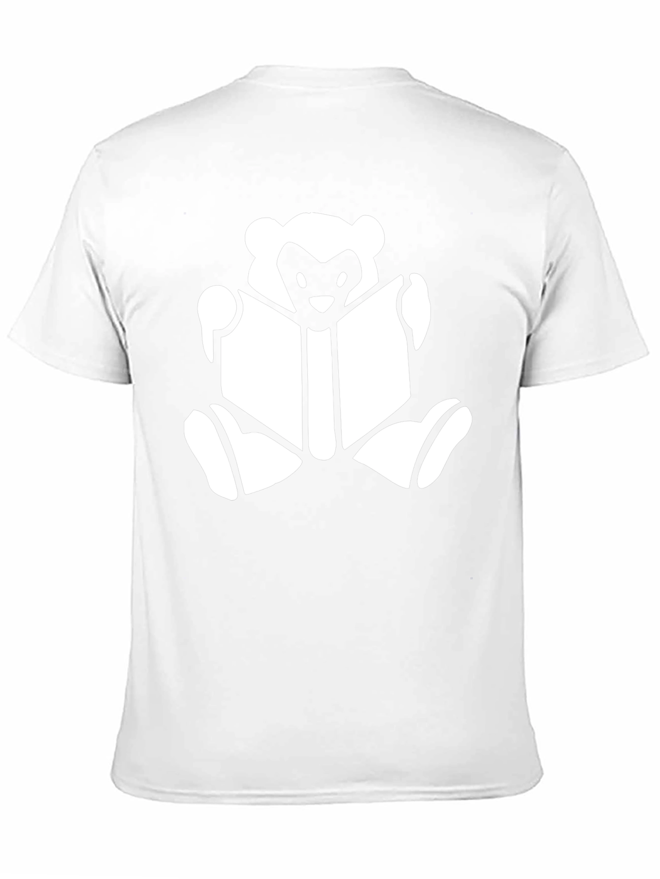Book Reading Bear T-Shirt - Black