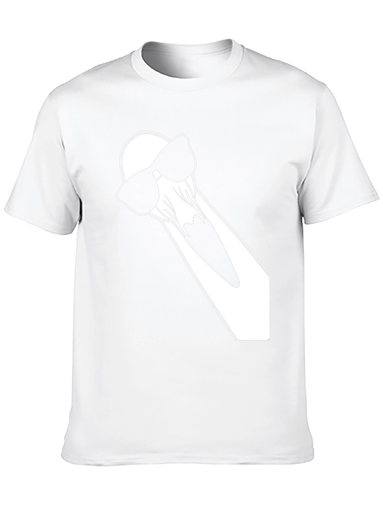 Cool Ghost T-Shirt - Black Cotton Tee