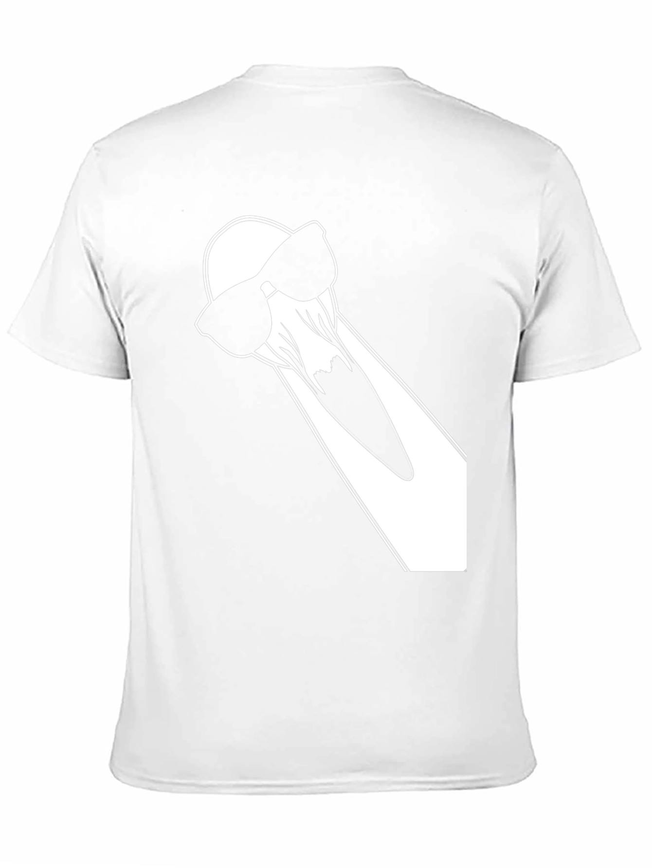 Cool Ghost T-Shirt - Black Cotton Tee