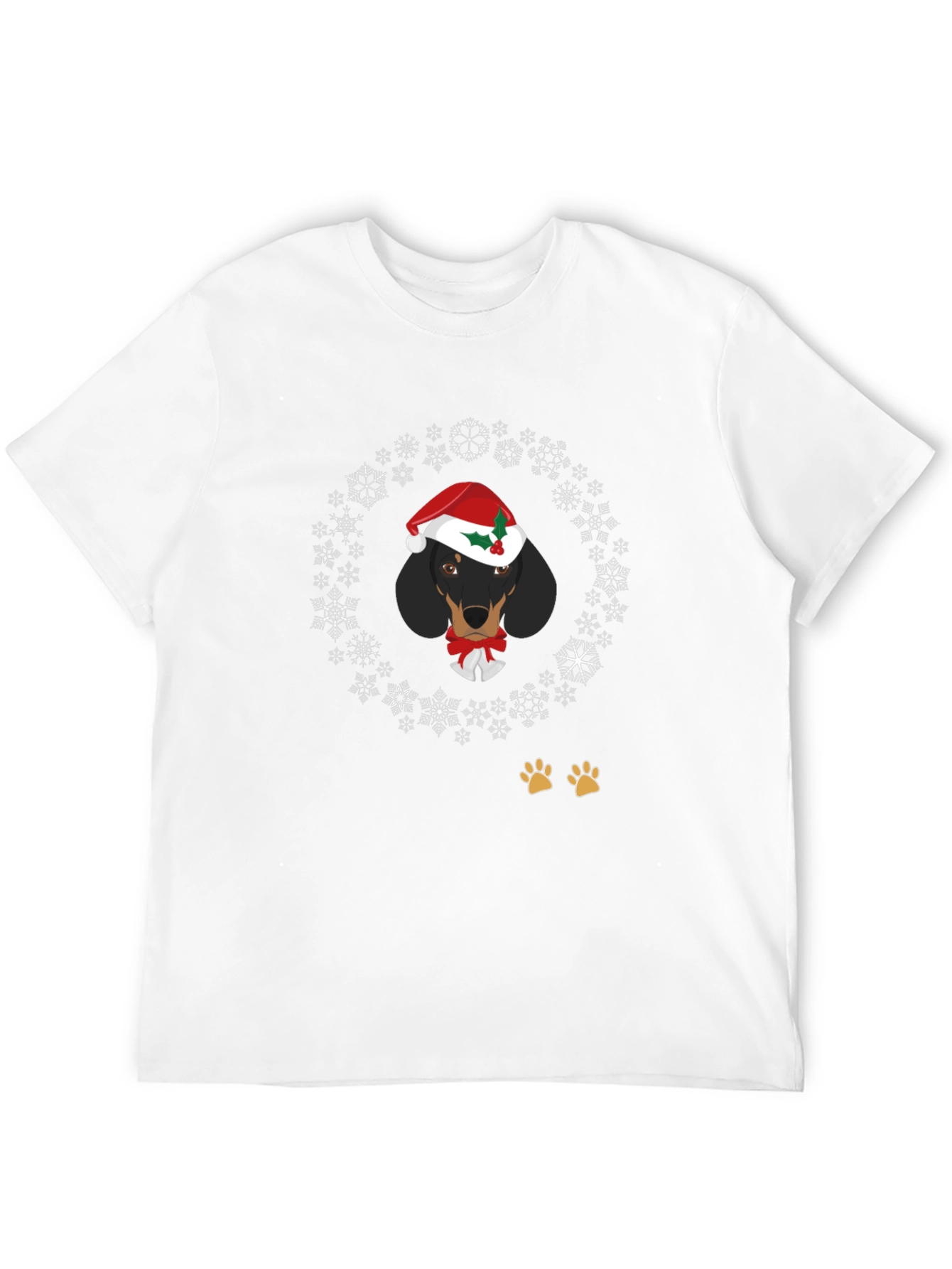 Festive Dachshund Holiday T-Shirt