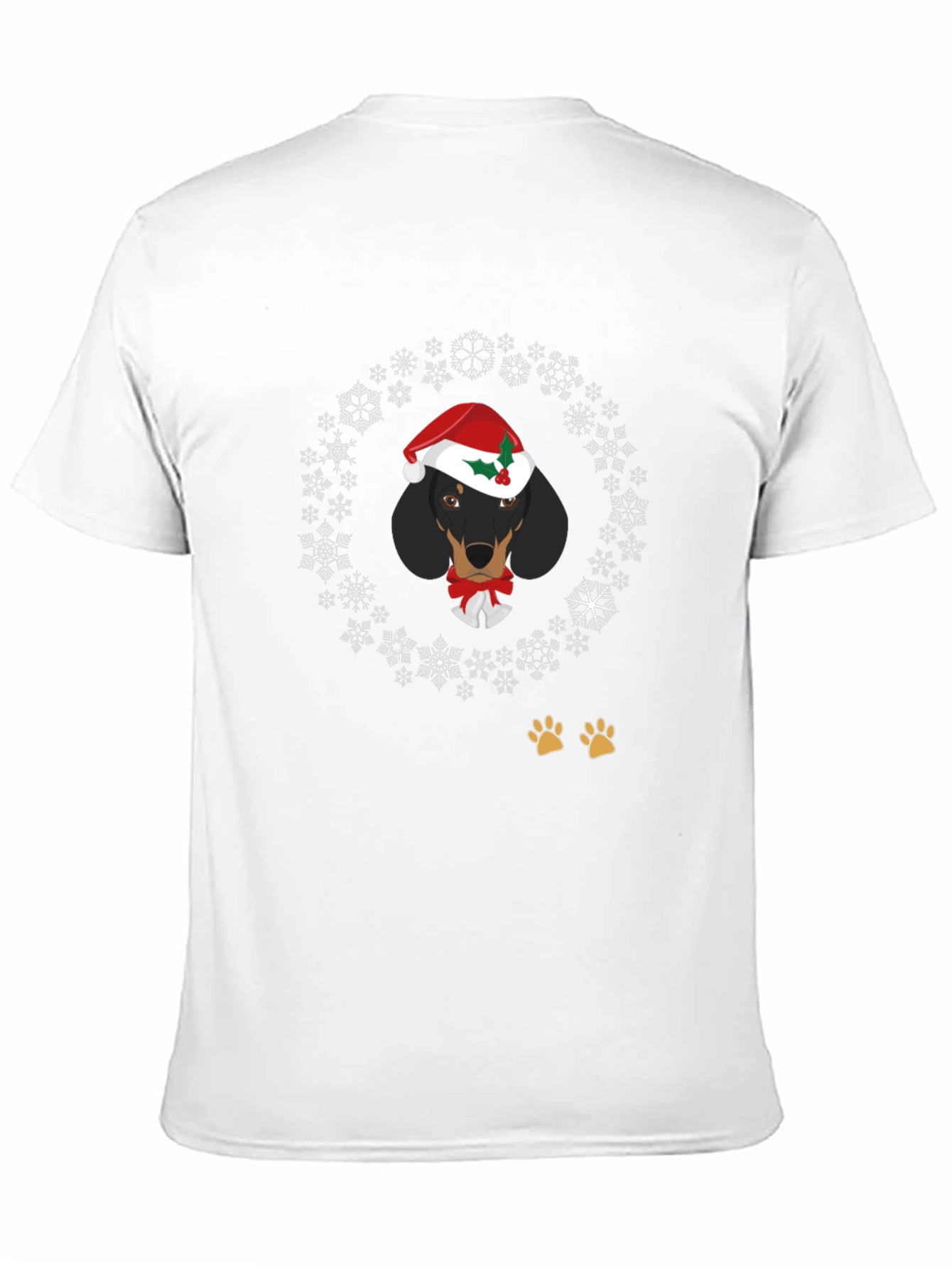Festive Dachshund Holiday T-Shirt