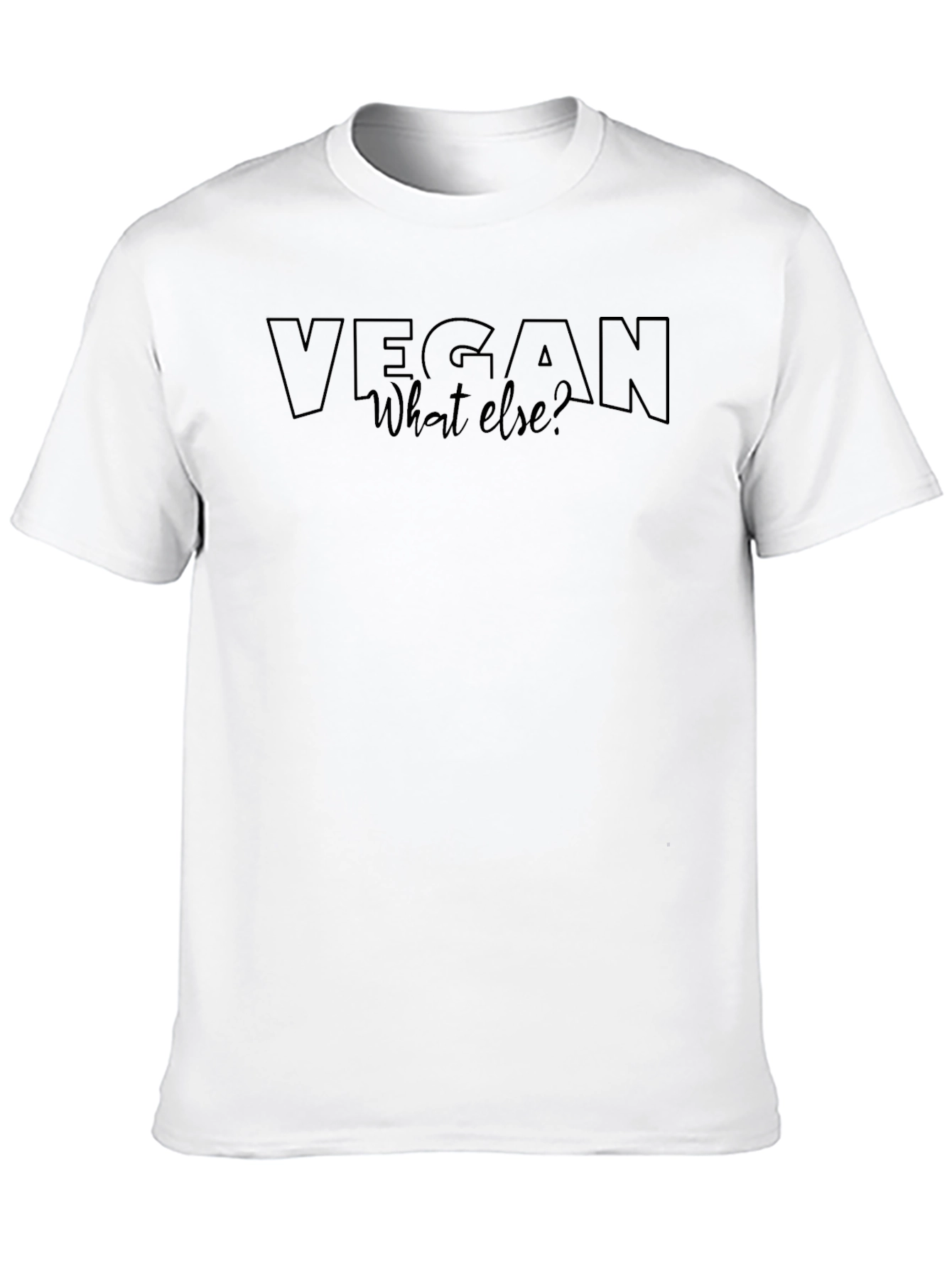 Vegan What Else? Black T-Shirt